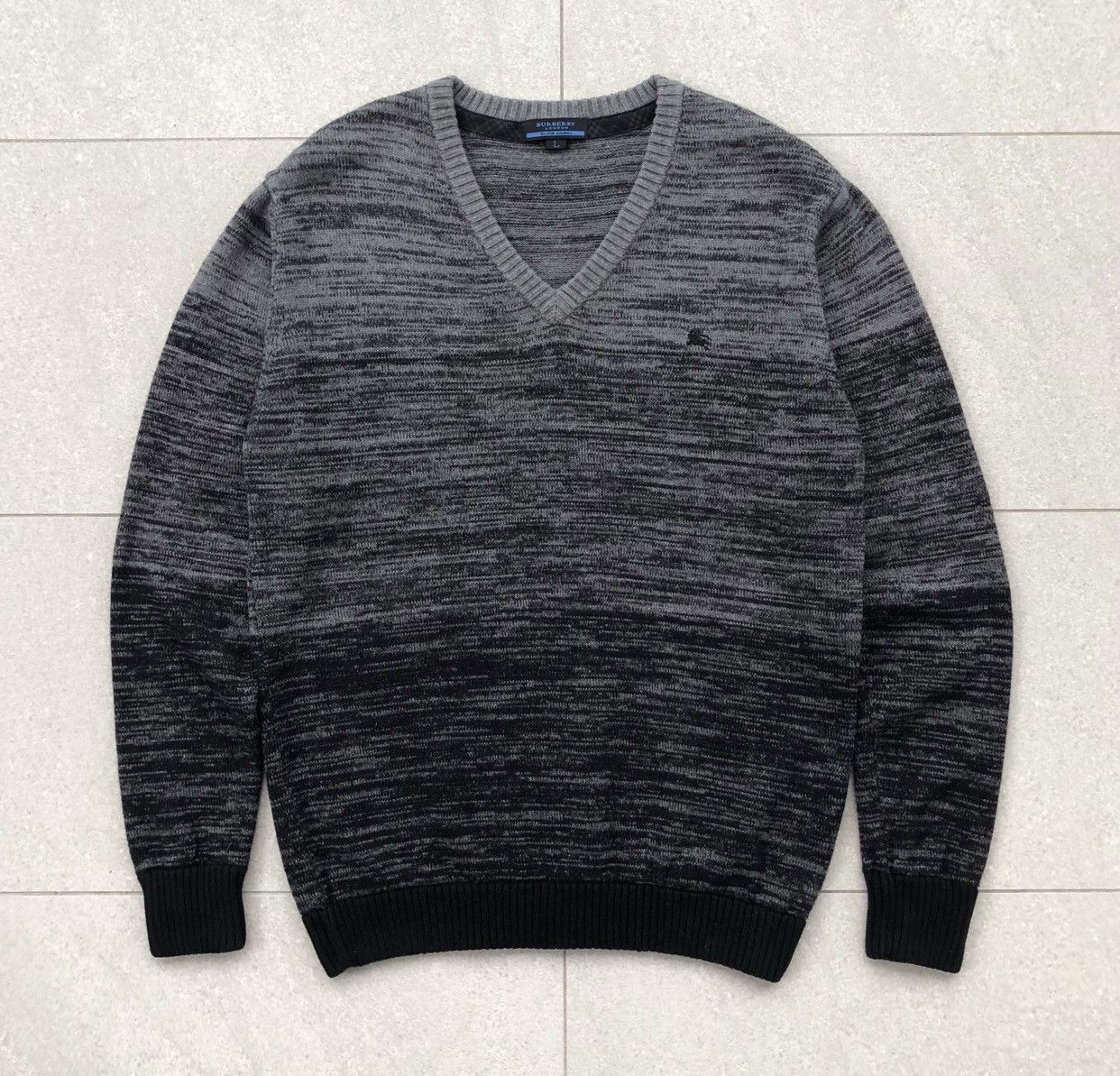 Burberry Burberry London Blue Label Wool Striped Sweatshirt Size US M / EU 48-50 / 2 - 12 Thumbnail