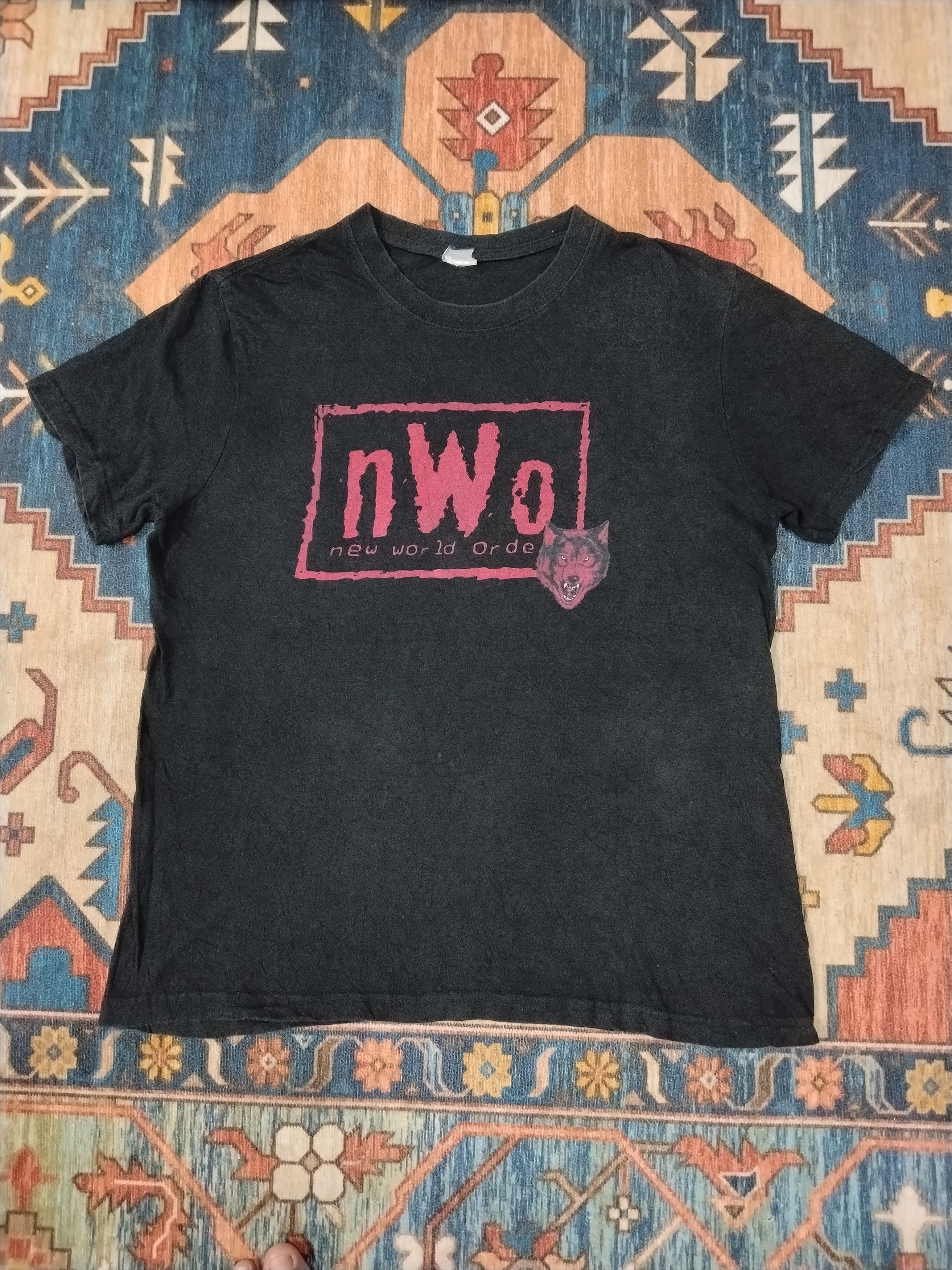 WCW/nWo Rare n.W.o Wolfpack Mens t-shirt WCW black n red Size US M / EU 48-50 / 2 - 1 Thumbnail