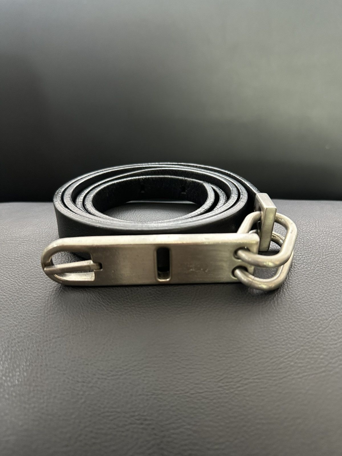 Rick Owens Rick Owens Tongue Leather Belt Size ONE SIZE - 6 Thumbnail