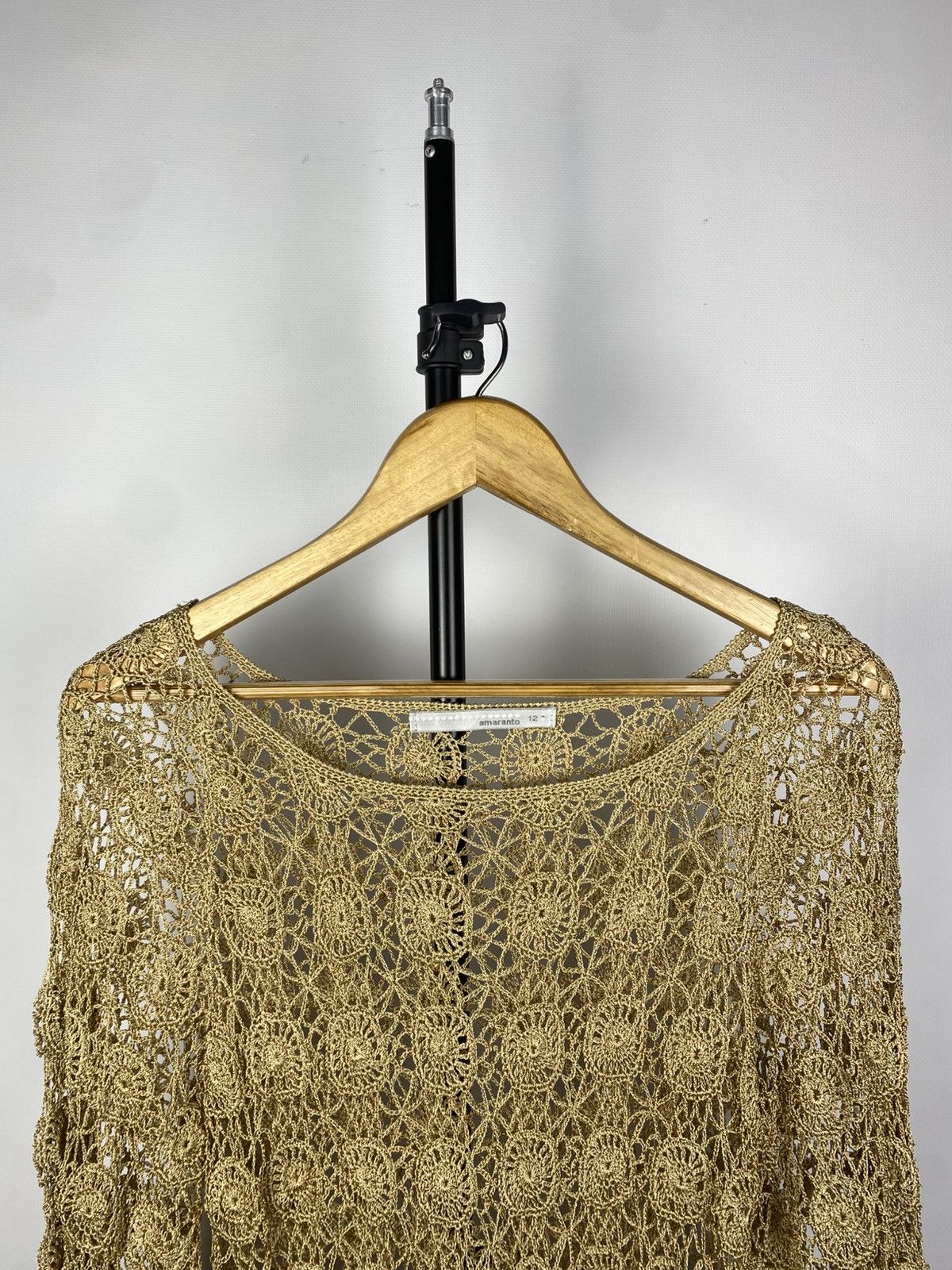 Designer × Japanese Brand JAPAN STYLE Amaranto MESH knit long sleeve Size M / US 6-8 / IT 42-44 - 2 Thumbnail