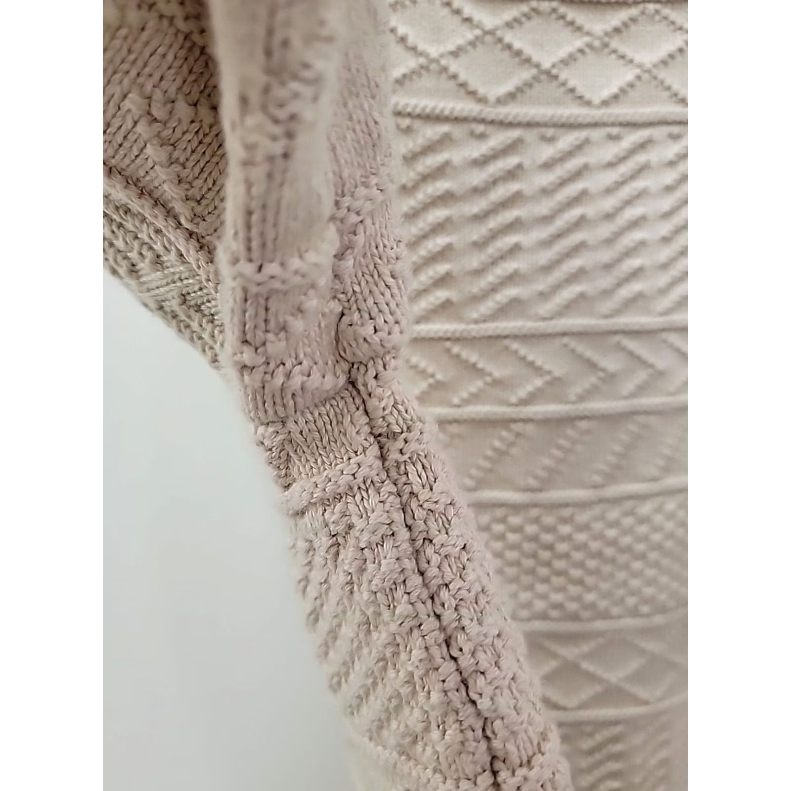 J.Crew J.CREW Sweater Mens M Beige Crew Neck Pullover Knit Heavyweight Chunky-Knit Long Sleeve Casual Size US M / EU 48-50 / 2 - 5 Thumbnail