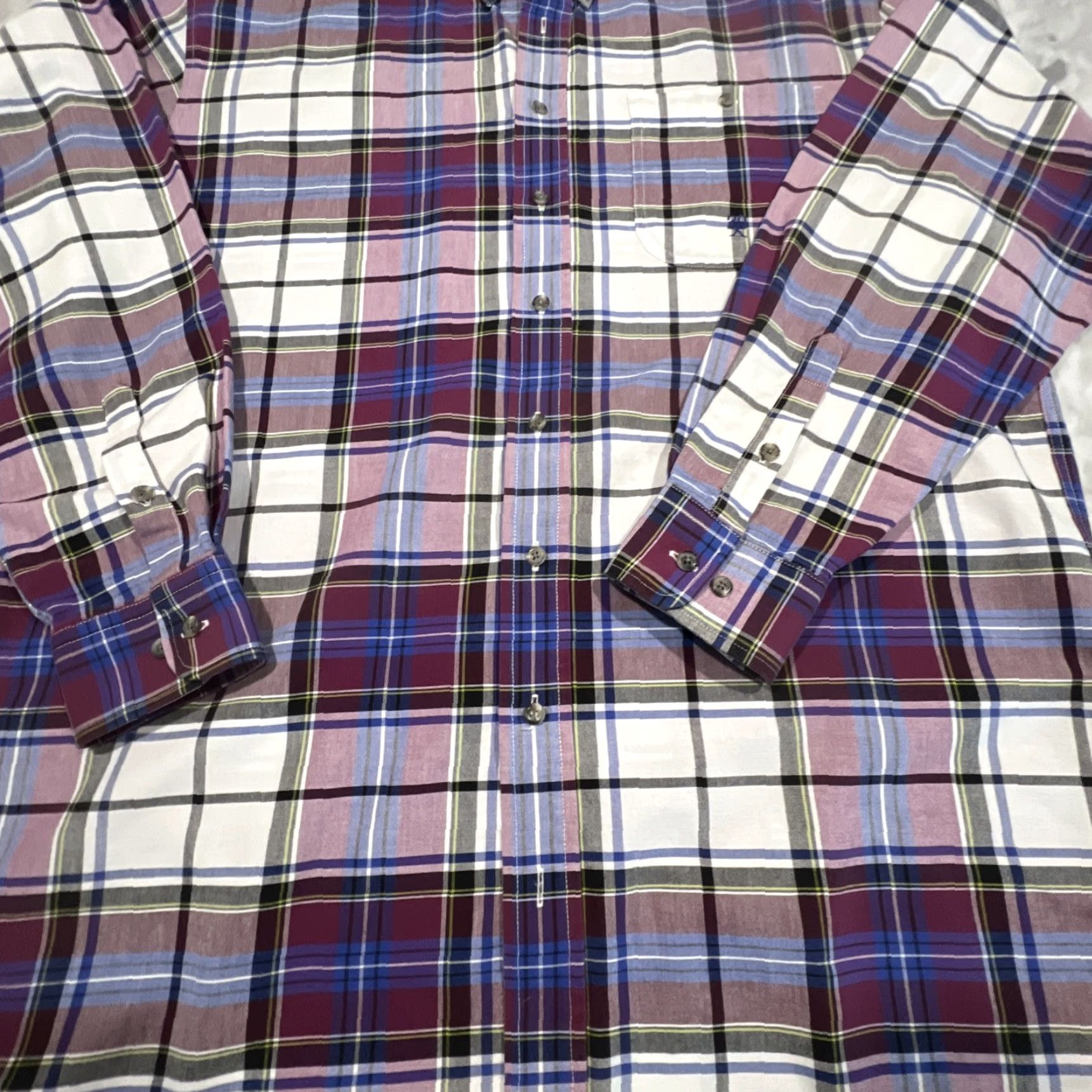 Wrangler Wrangler TwentyX Shirt Mens XL Multicolor Western Plaid Ranch Rodeo-Great Colors Size US XL / EU 56 / 4 - 4 Thumbnail