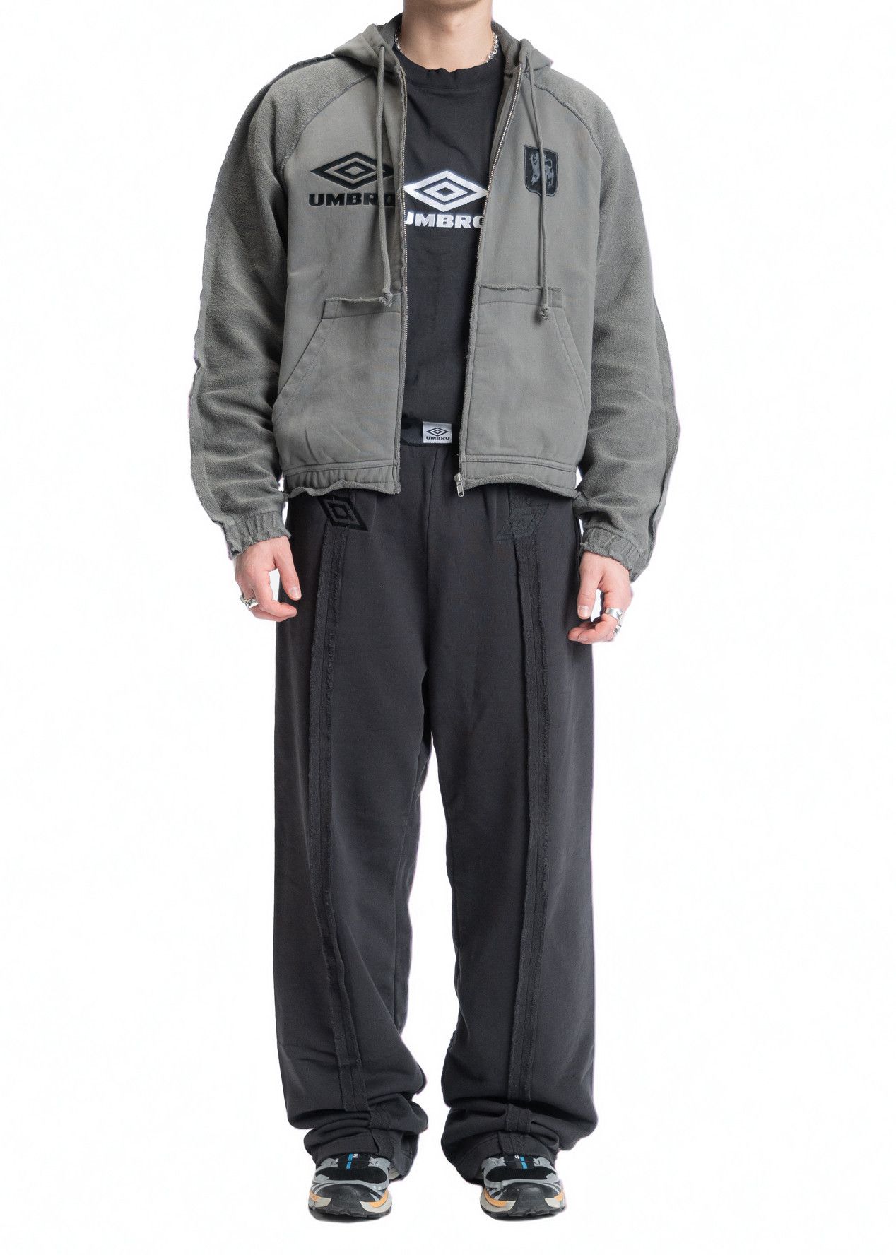 Slam Jam × Umbro Umbro x Slam Jam SS26 Ryl Arms Zip-up Hoodie Size US S / EU 44-46 / 1 - 2 Thumbnail