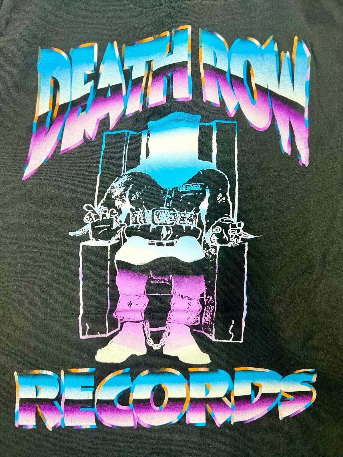 Designer Vintage Death Row Records Graphic Tee - Black Size US M / EU 48-50 / 2 - 2 Thumbnail