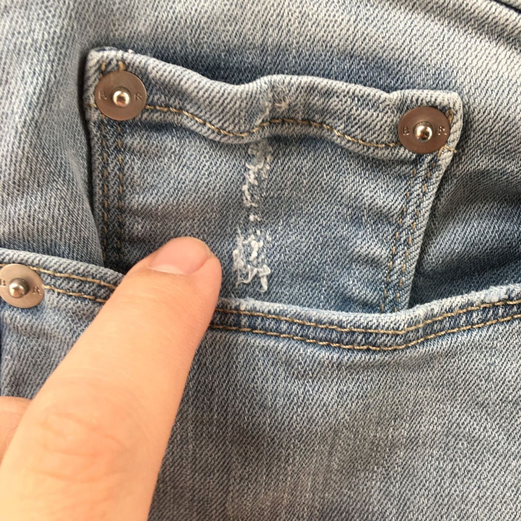 Banana Republic Banana Republic Chino Pants Mens 31/12 Regular Denim Blue 33x11.5 Inseam 11.5 Cotton Blend Midrise Size US 31 - 5 Thumbnail