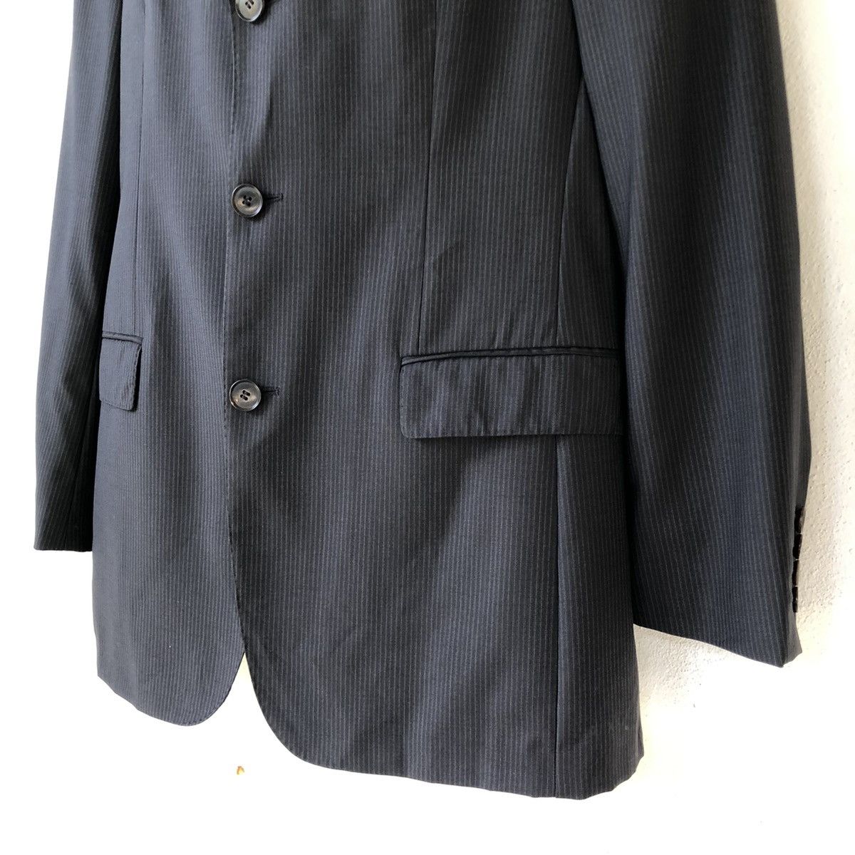 Hugo Boss BOSS HUGO BOSS “ Scorsese/Movie-H” Black Pinstripe Blazer Size 42R - 9 Thumbnail