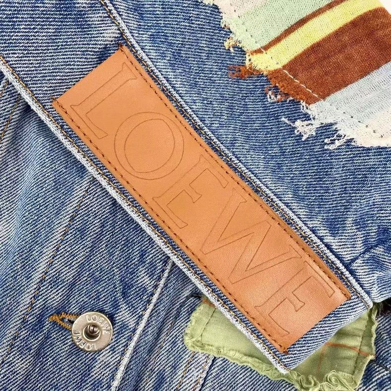 Loewe LOEWE Plaid floral denim jacket Size XS / US 0-2 / IT 36-38 - 4 Thumbnail