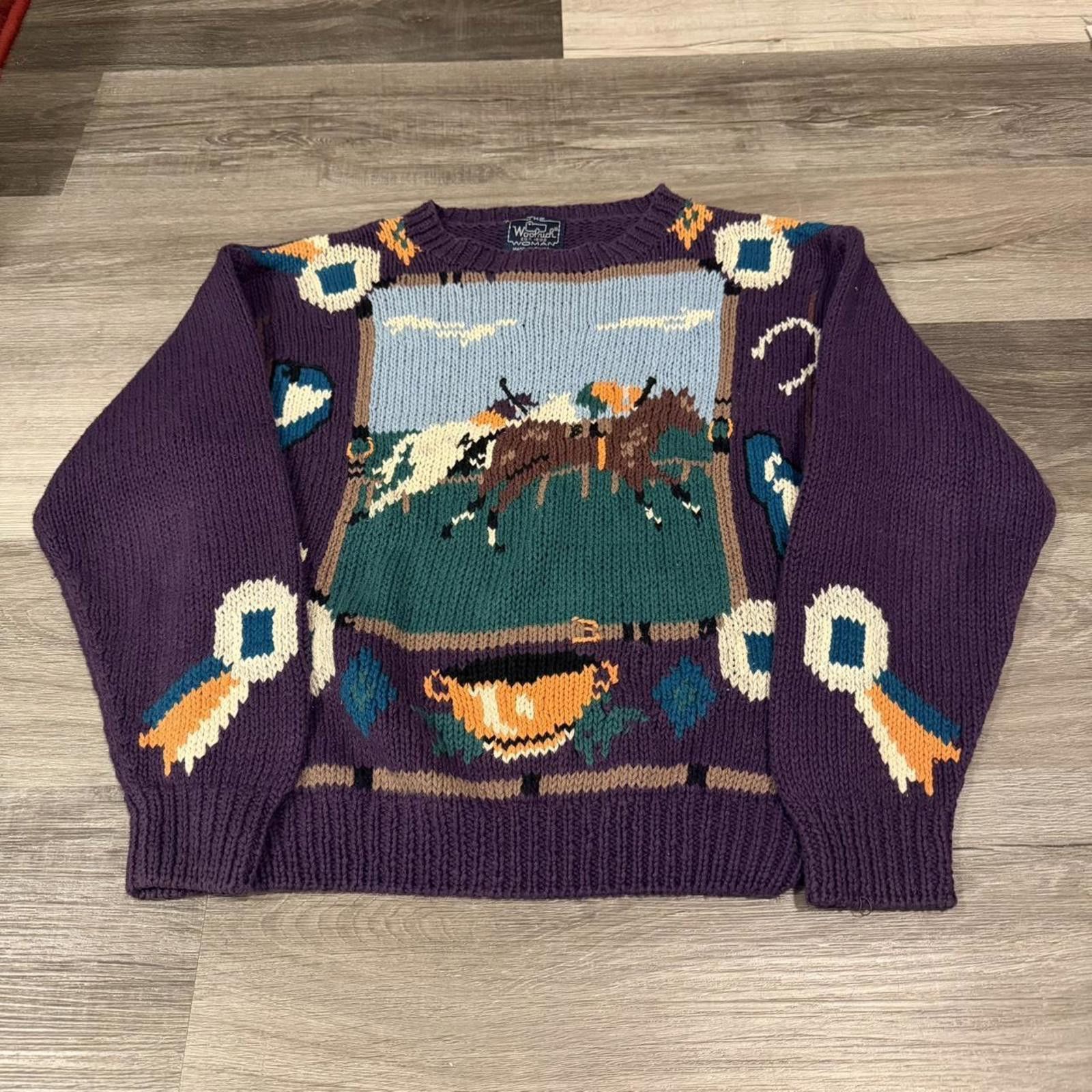 Woolrich Woolen Mills Woolrich Women's Purple and Multi Sweatshirt Size S / US 4 / IT 40 - 1 Thumbnail