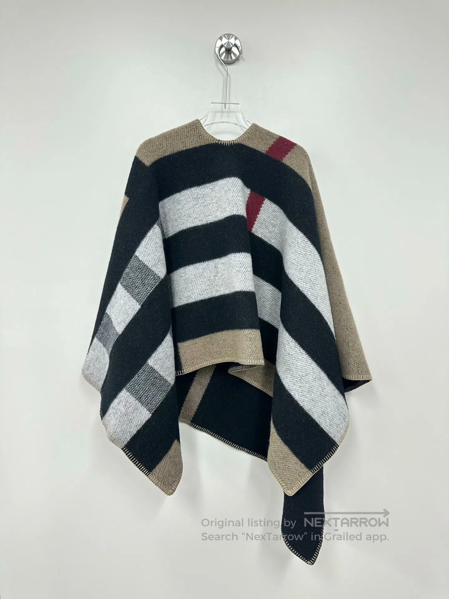 Burberry Burberry size F Double-Sided Plaid Wool Blanket| Size S / US 4 / IT 40 - 2 Thumbnail