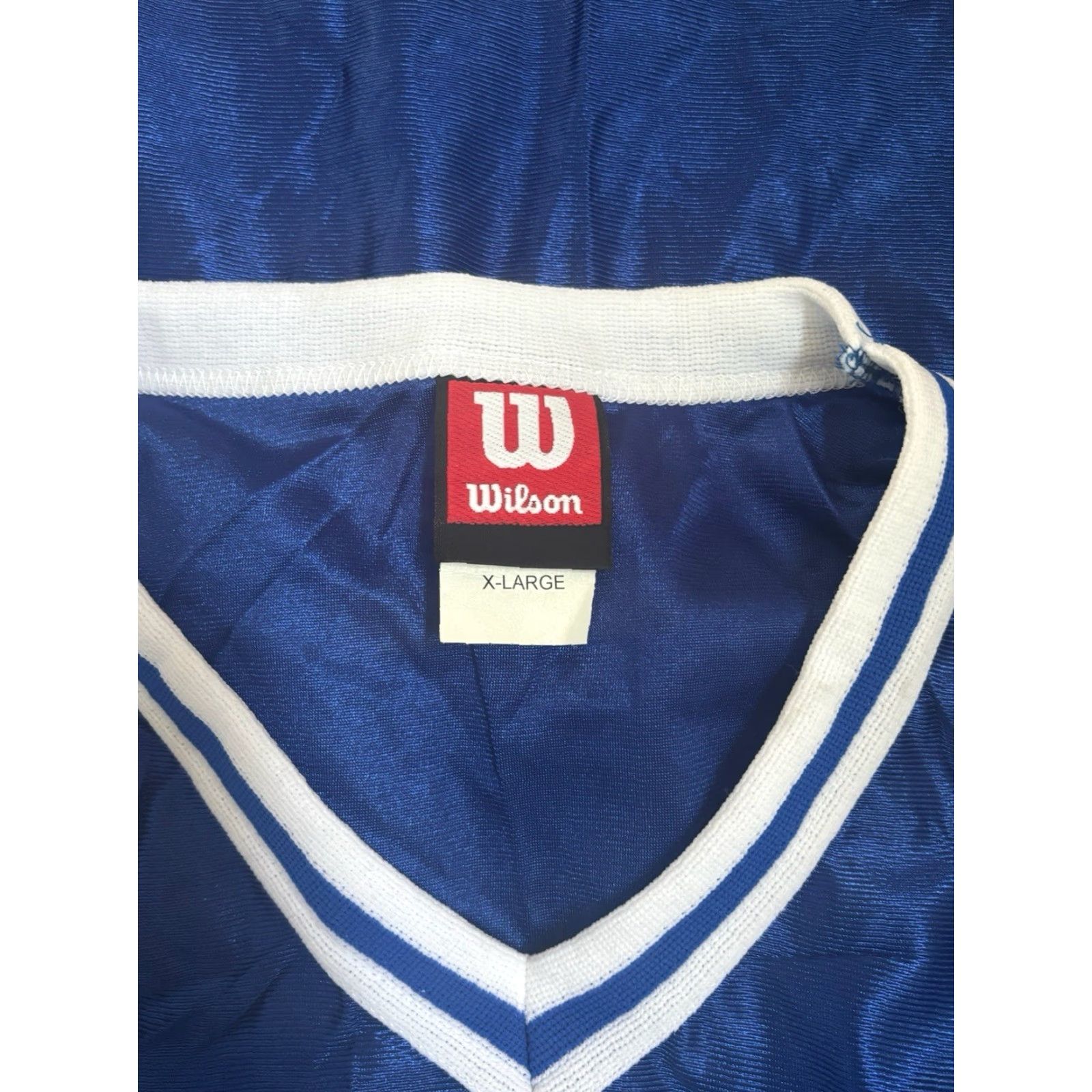 Wilson VINTAGE Wilson basketball jersey Tank Mens XL Deadstock NWT 90s USA Royal blue white Jersey 90s Tank Men's XL Basketball Size US XL / EU 56 / 4 - 4 Thumbnail