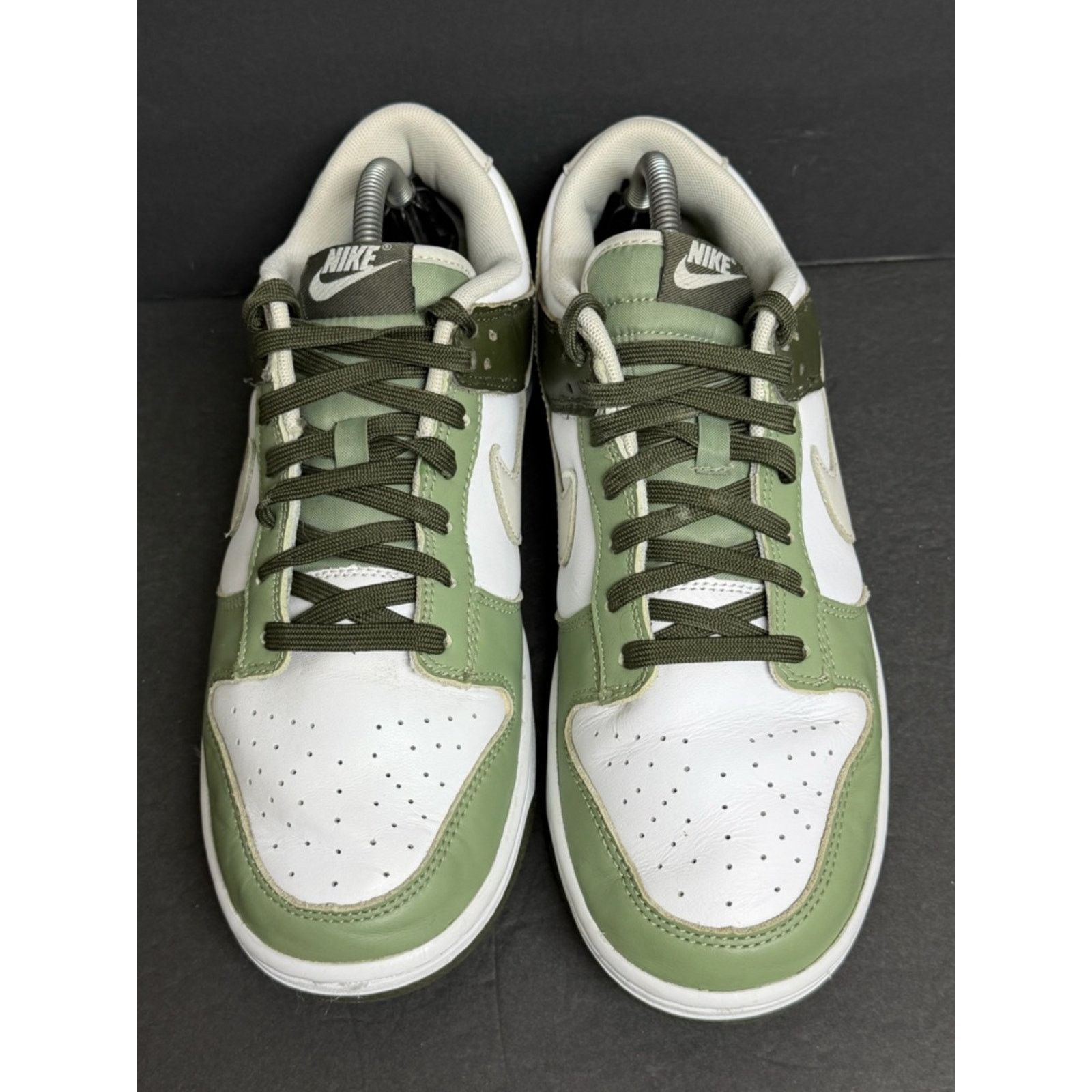 Nike Men’s Size 9.5 Nike Dunk Low Oil Green Cargo Khaki White Size US 9.5 / EU 42-43 - 5 Thumbnail