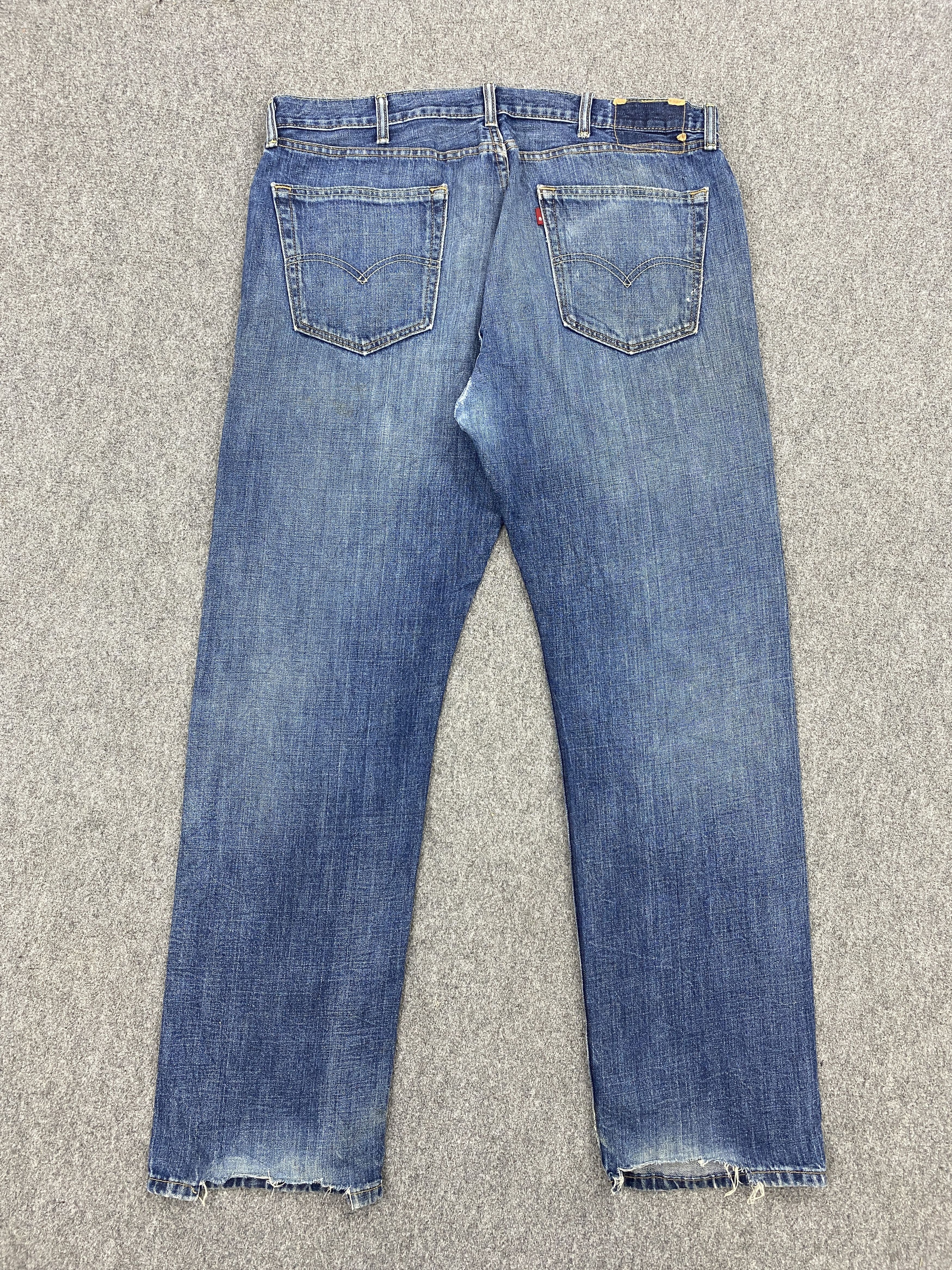 Levi's Vintage Levis 505 Stone Wash Jeans DP2681 Size US 39 - 3 Thumbnail