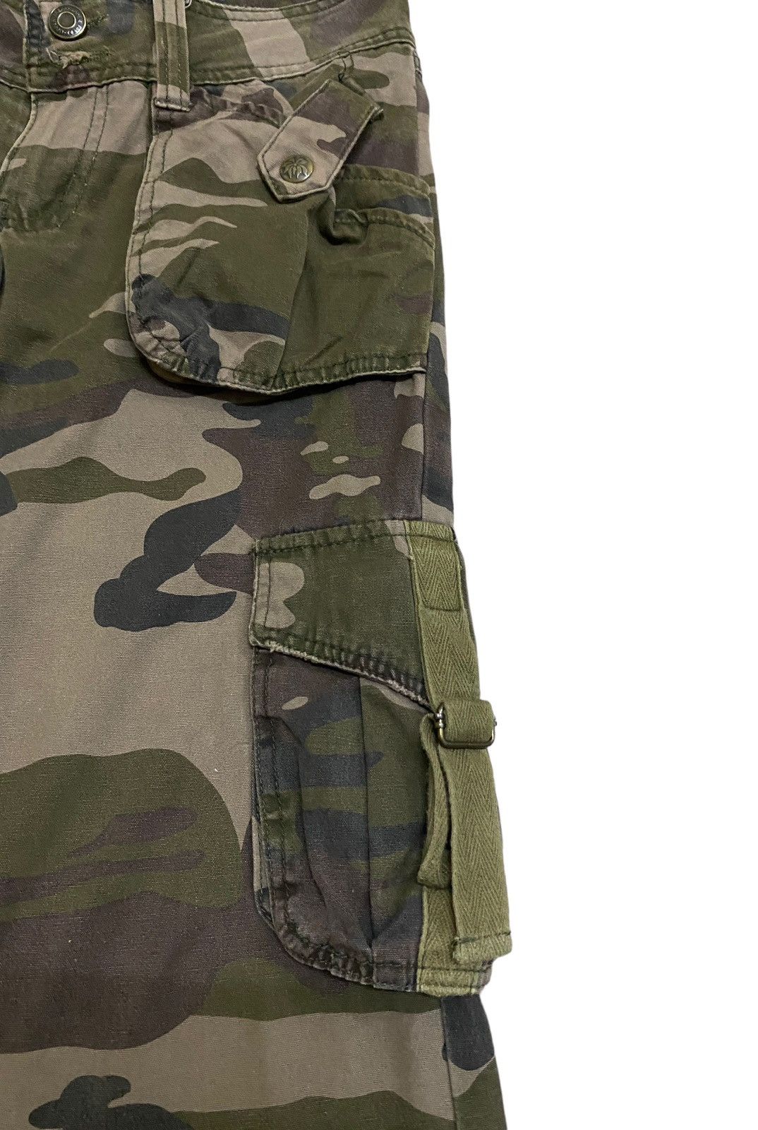 If Six Was Nine Rare Design Vintage Upper Freak Tactical Flared Pants 1990s Size US 28 / EU 44 - 6 Thumbnail