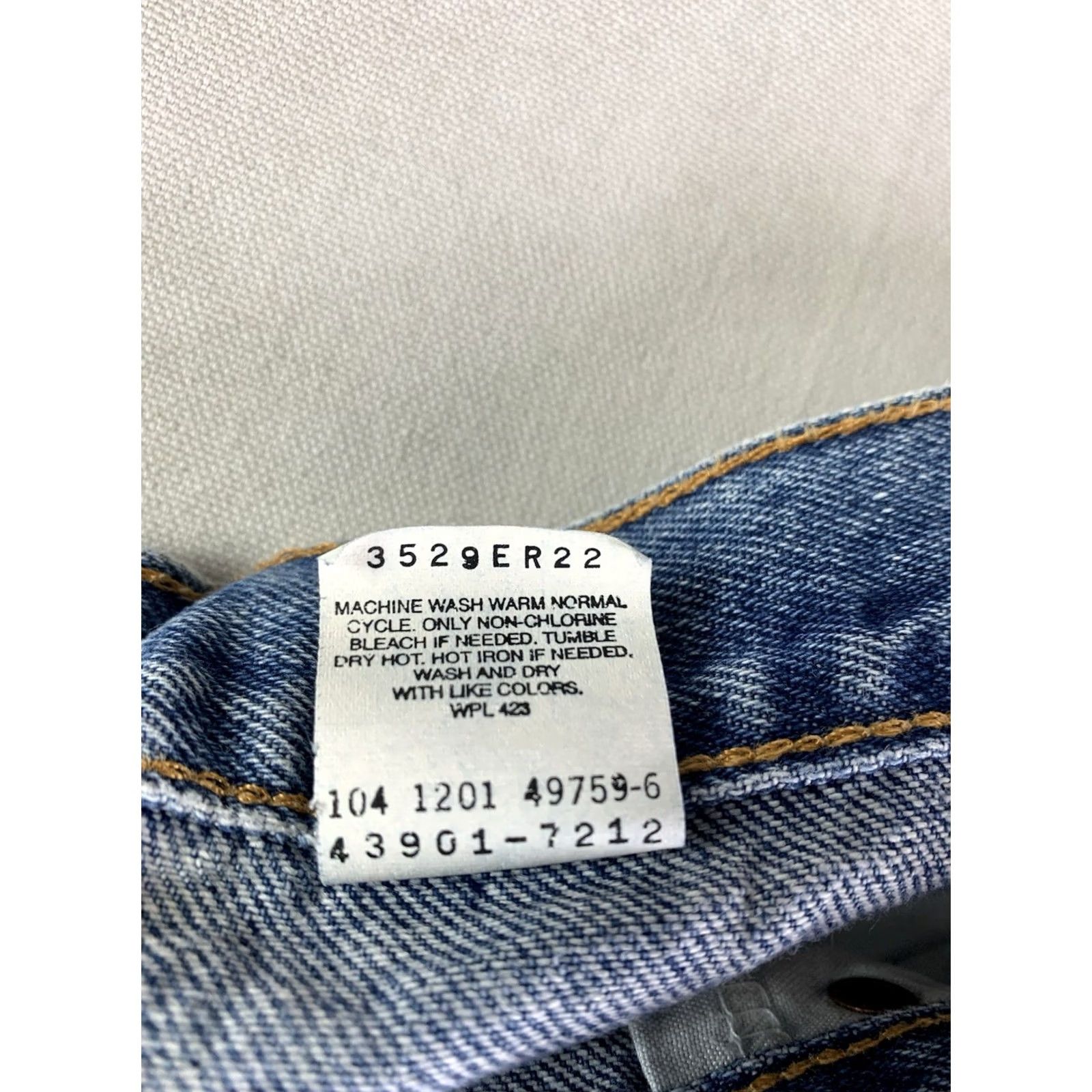 Levi's VTG Y2K Levi’s Relaxed Straight Leg Jeans Blue Made in Mexico 40x32 38x32 Size US 38 / EU 54 - 5 Thumbnail