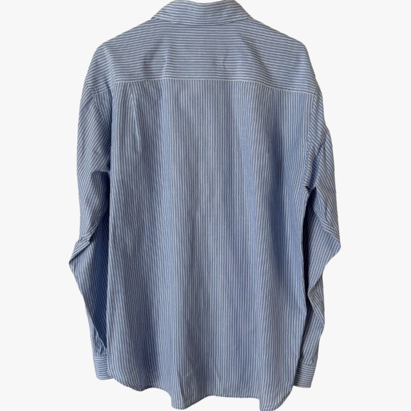 The Territory Ahead VINTAGE The Territory Ahead Men's Dress Shirt Long Sleeve Button-Up Cotton Blue M Size 40R - 4 Thumbnail