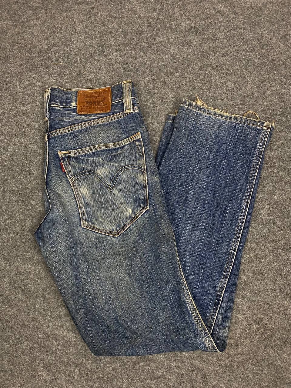 Levi's vintage levis 702 distressed denim Size US 32 / EU 48 - 2 Thumbnail