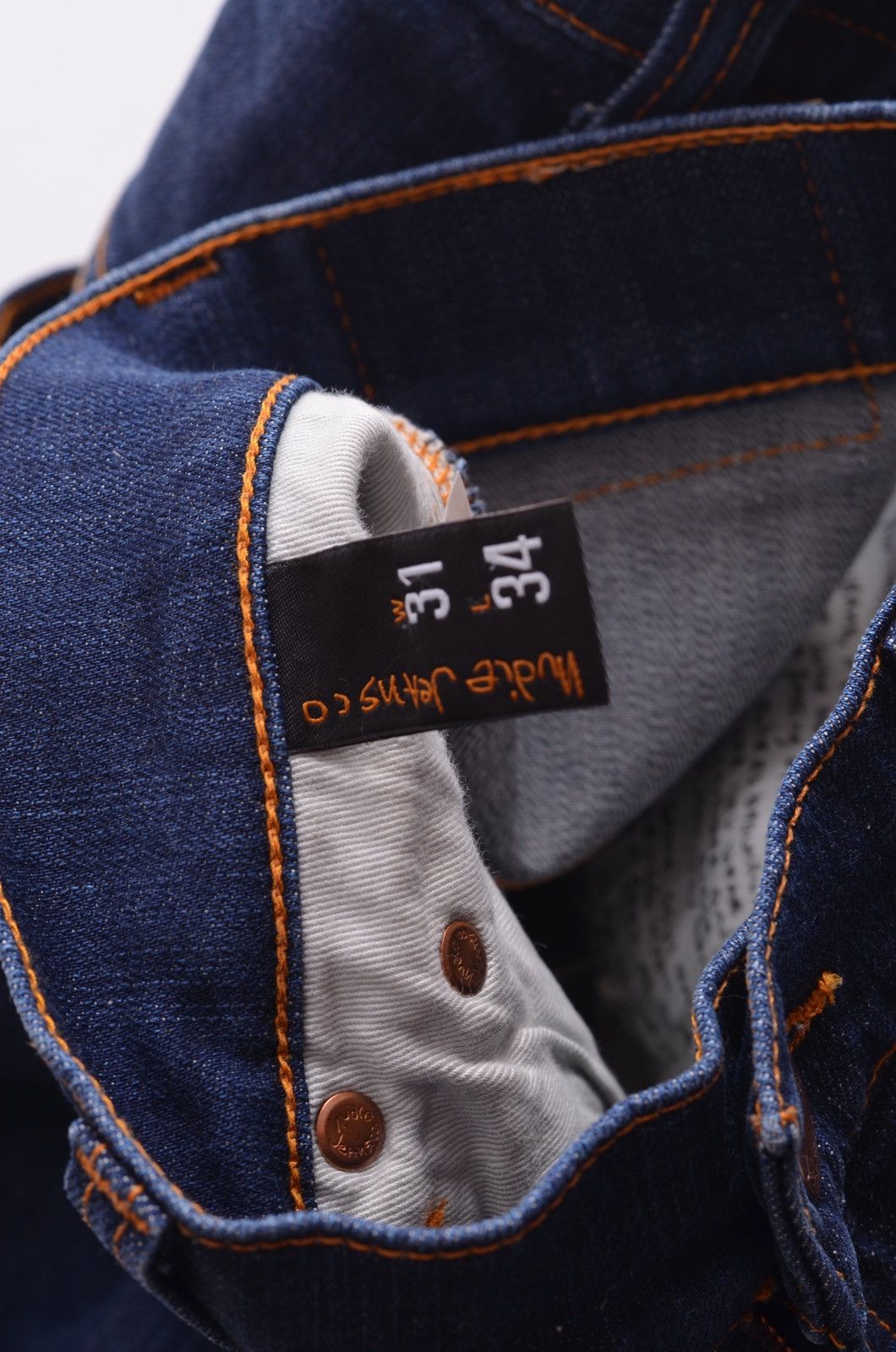 Denime Nudie Jeans Thin Finn Org. dry Ecru Embo size W 31L 32 Size US 31 - 4 Thumbnail