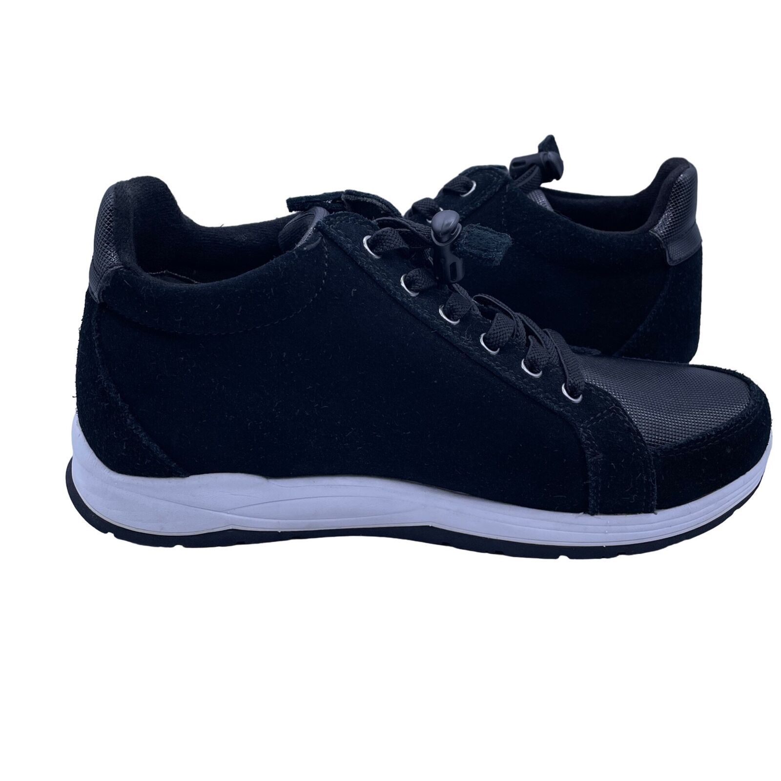 Other Drew Strobe Suede Leather Walking Shoes Black Womens 8 Size US 8 / IT 38 - 6 Thumbnail