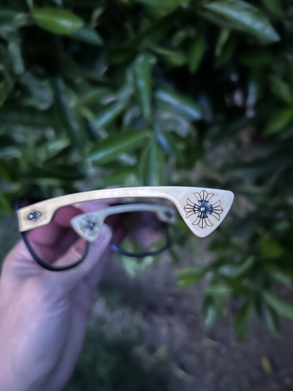 Chrome Hearts Chrome hearts pink candle sunglasses Size ONE SIZE - 4 Thumbnail