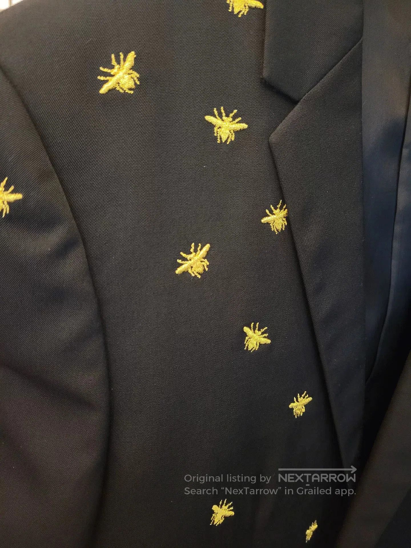Dior Dior Homme Bee Embroidered Suit Jacket. Size US S / EU 44-46 / 1 - 3 Thumbnail