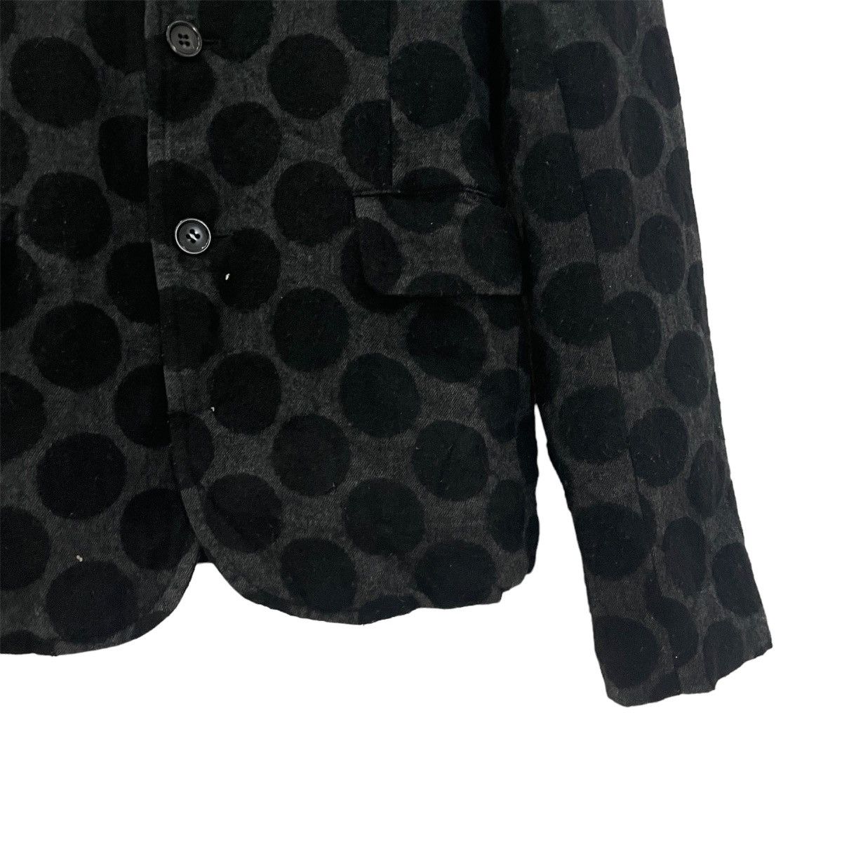 Comme des Garcons Vintage Black Comme Des Garcons Iconic Petern Jacket Size US XS / EU 42 / 0 - 2 Thumbnail