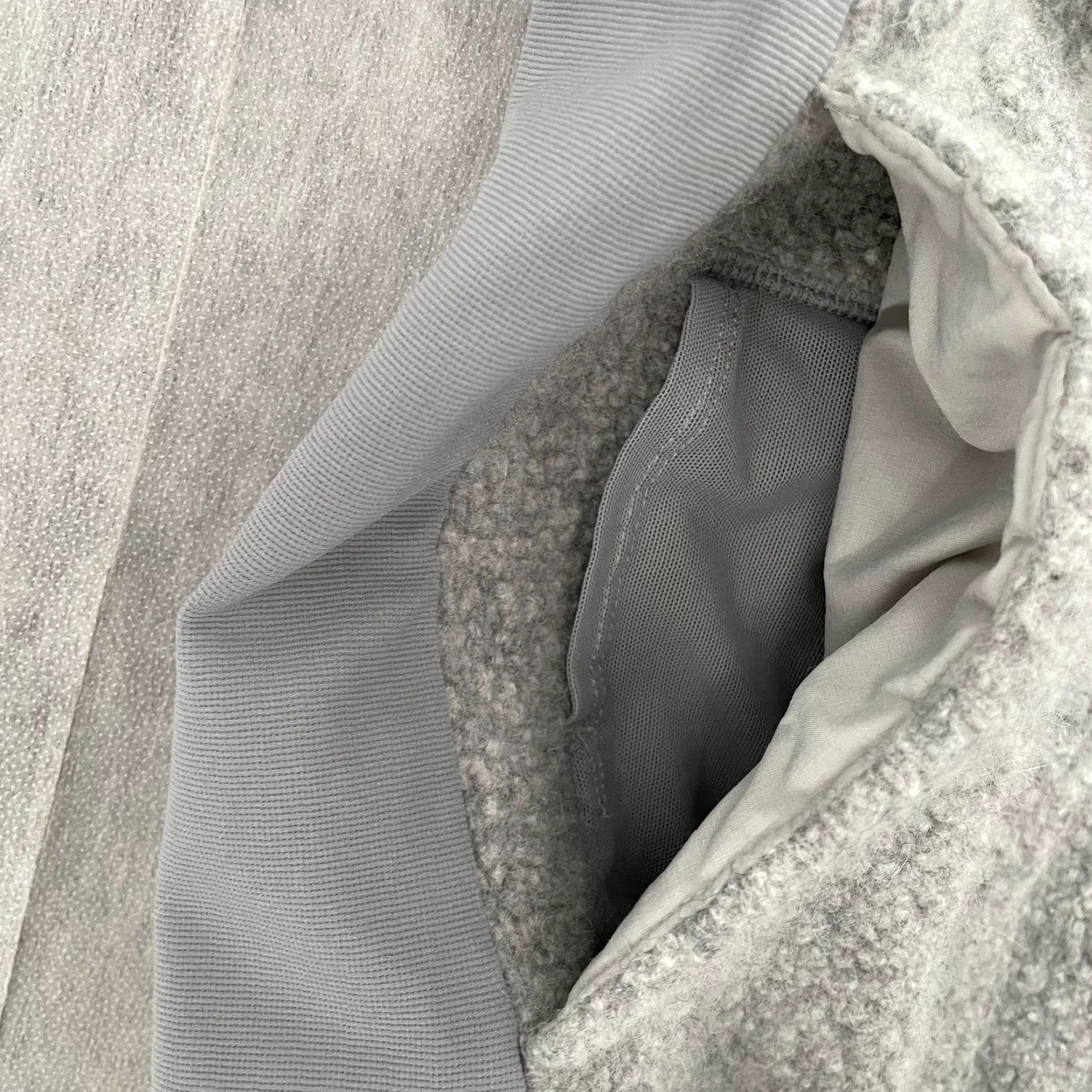 Lululemon Lululemon Jacket Adult Small Gray 1/2 Zip Tundra Trek Wool Fleece Sherpa Mens S Size US S / EU 44-46 / 1 - 6 Thumbnail