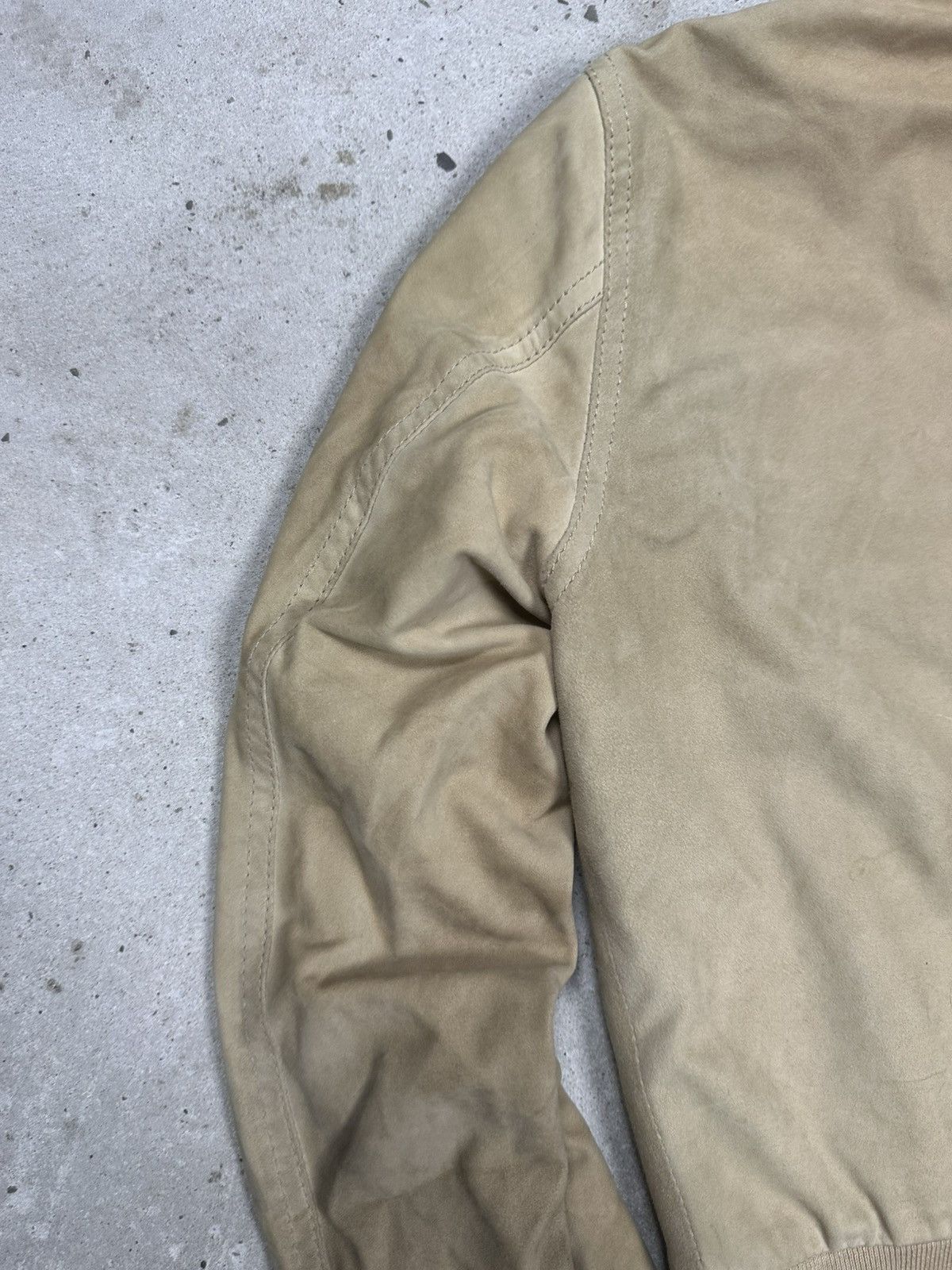 Dolce & Gabbana 2000s Dolce & Gabbana Suede Leather Bomber Jacket Hooded Size S / US 4 / IT 40 - 23 Thumbnail