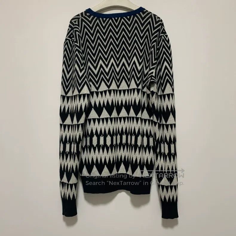 Dries Van Noten Dries Van Noten Ethnic-Style Cashmere-Blend Knit Sweater Size US L / EU 52-54 / 3 - 2 Thumbnail