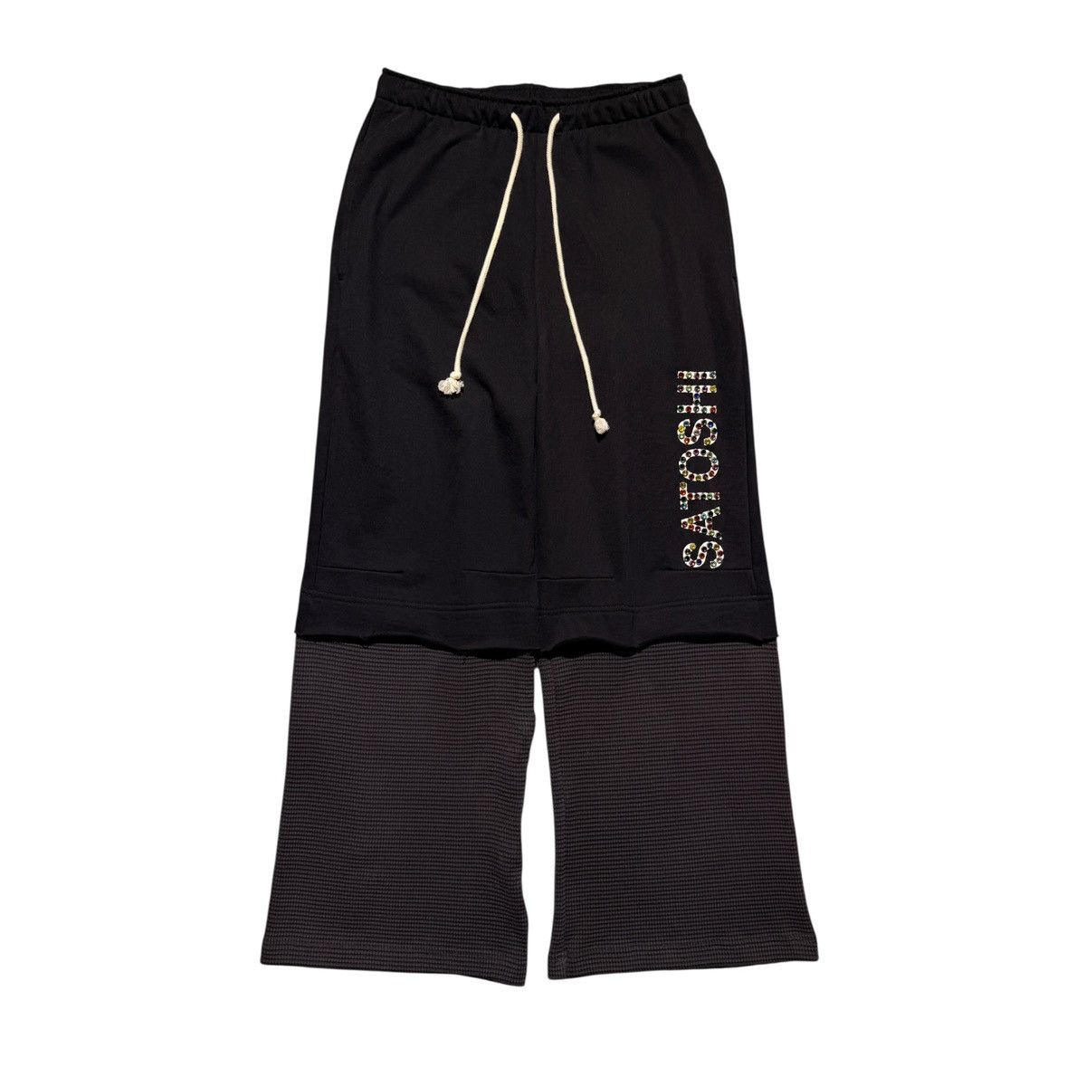 Satoshi Nakamoto Double layer studded sweats Size US 34 / EU 50 - 1 Thumbnail