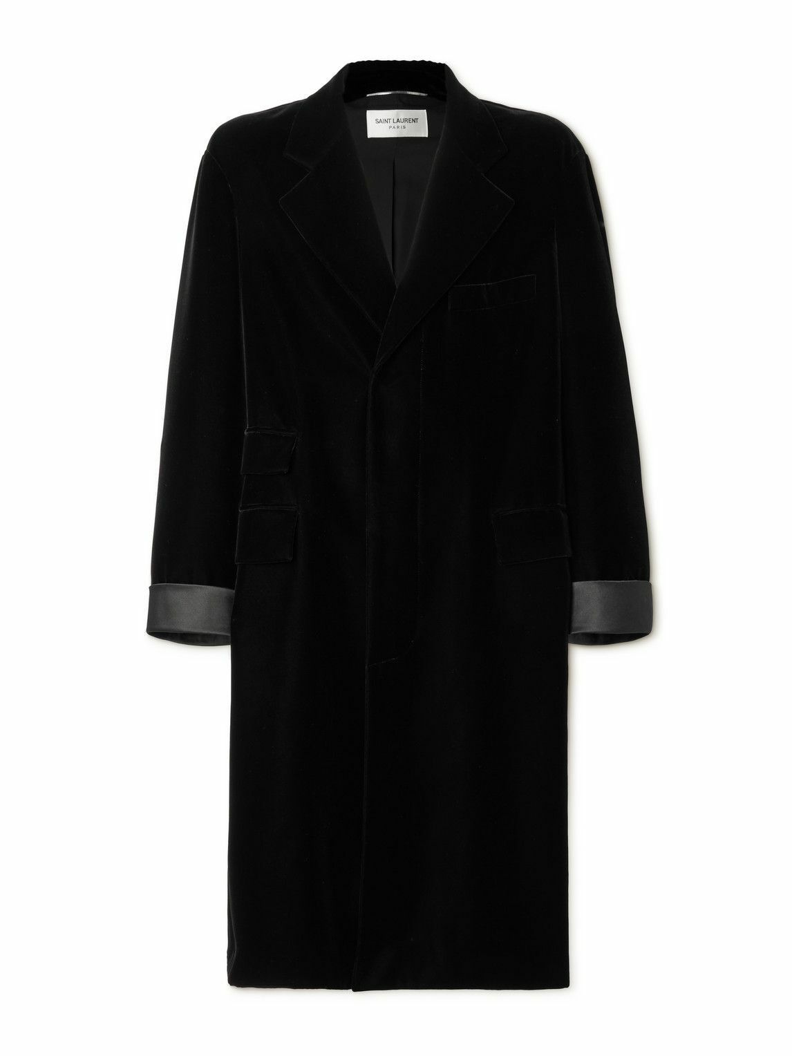 Saint Laurent Paris Oversized Coat In velvet Size US XL / EU 56 / 4 - 1 Thumbnail