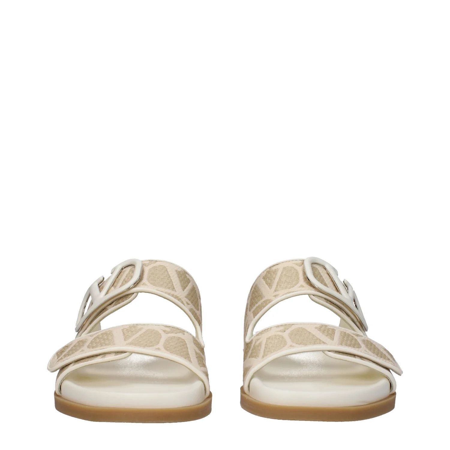 Valentino ob1o1e1224 Fabric Slippers in Beige/Natural Size US 6.5 / IT 36.5 - 3 Thumbnail