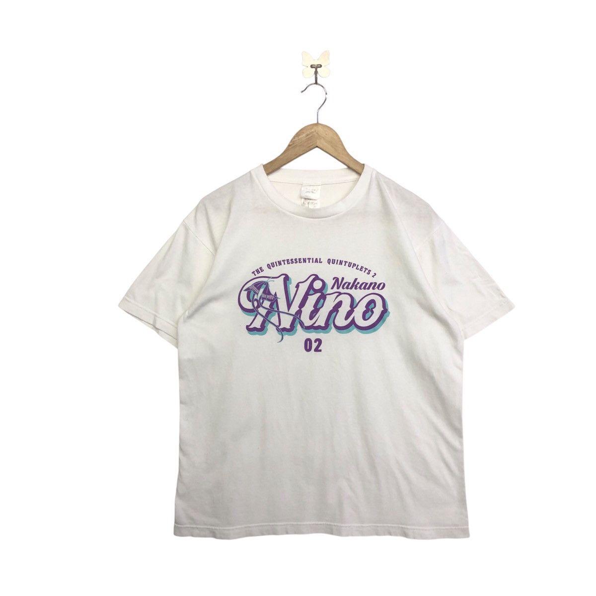 Anime Gotoubun No Hanayome Nino Nakano Anime Tshirt Size US M / EU 48-50 / 2 - 1 Thumbnail