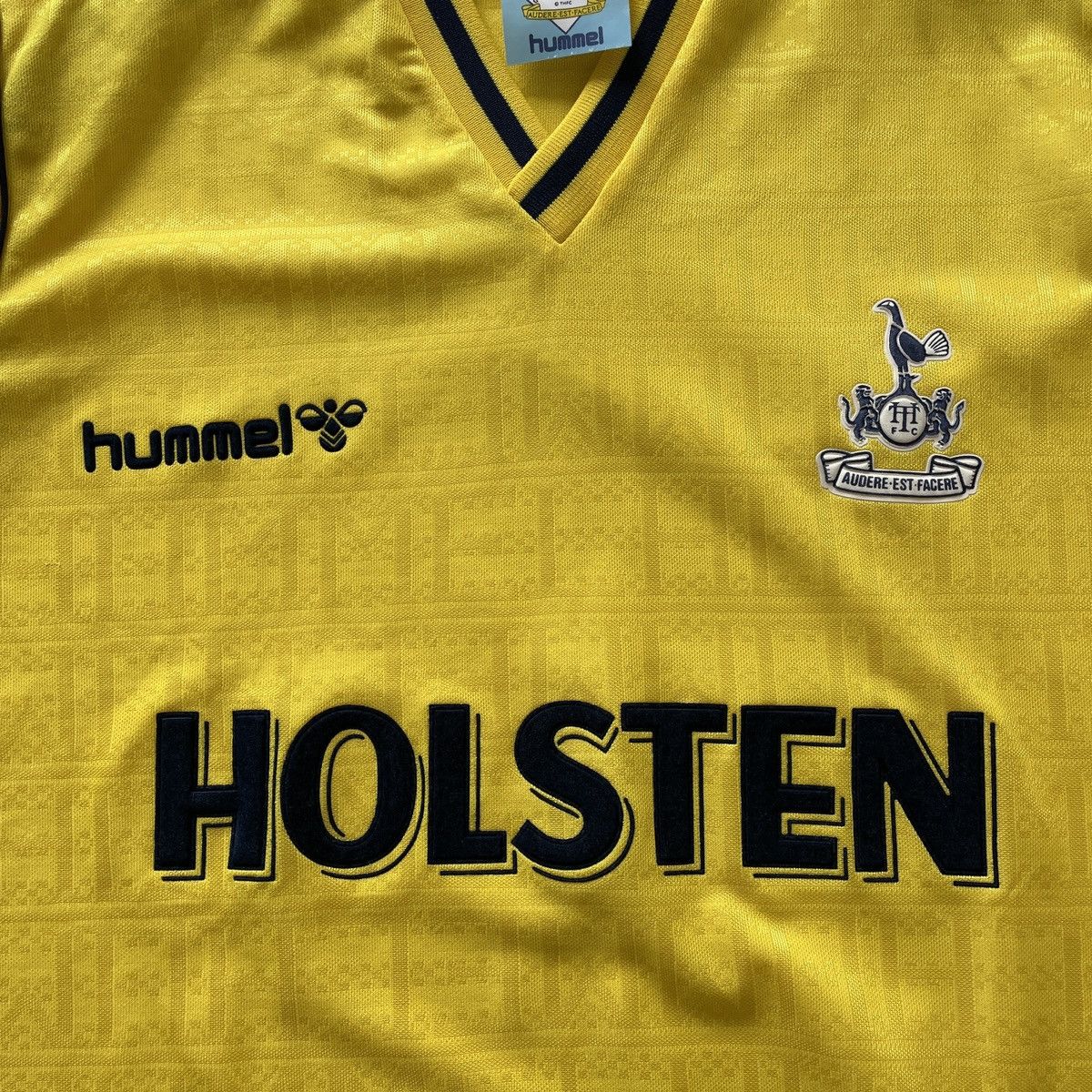 Hummel Vintage Tottenham Away Jersey Ultra Rare 1988-1991 size L-XL Size US XL / EU 56 / 4 - 10 Thumbnail