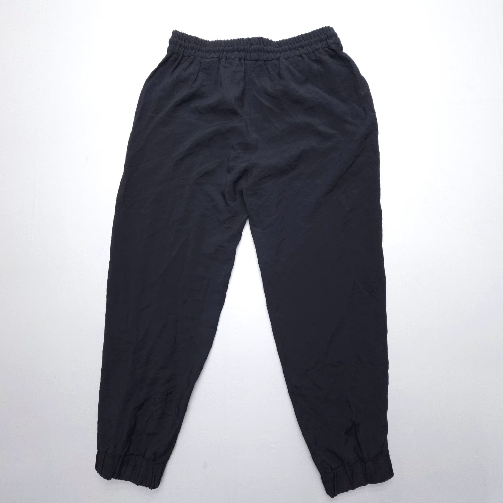 Zara Zara Joggers Women Medium Black Pull On Drawstring Light Modal Woven Loungewear Size 32" / US 10 / IT 46 - 2 Thumbnail