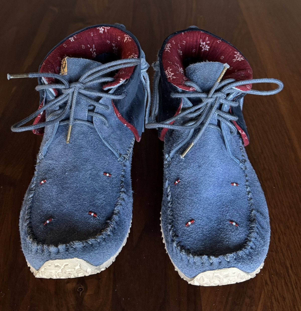 Visvim Visvim FBT Blue Suede Sneakers Size US 8 / EU 41 - 1 Thumbnail