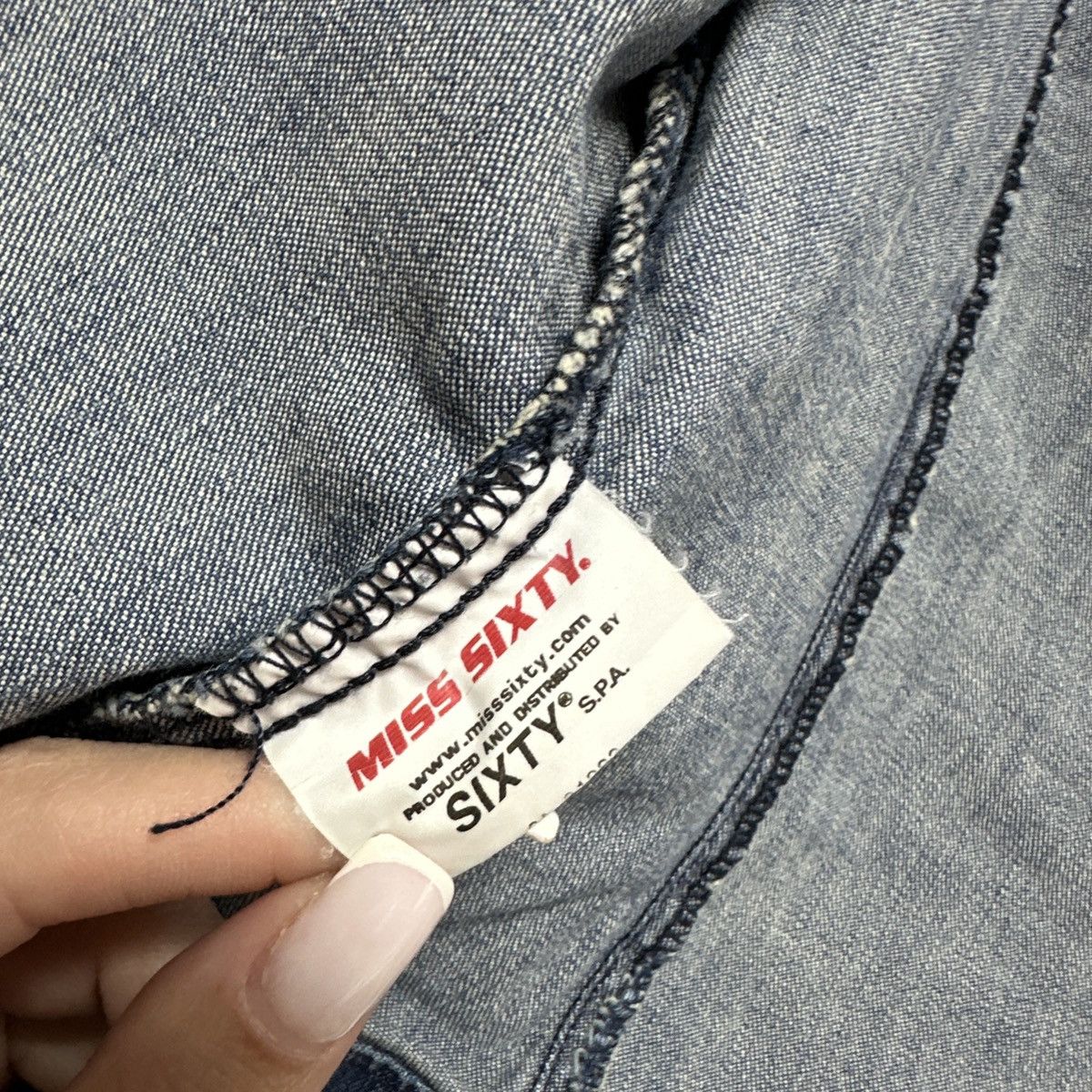 Miss Sixty Miss Sixty y2k denim jacket rare Size S / US 4 / IT 40 - 9 Thumbnail