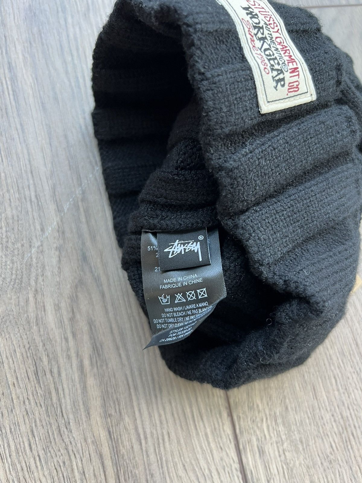 Stussy Stussy Workwear Cuff Beanie Black Size ONE SIZE - 5 Thumbnail
