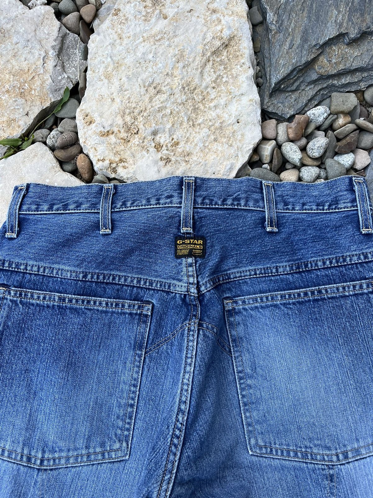 G-Star × Vintage Vintage G-Star Raw elwood y2k denim jeans double knee pants Size US 32 / EU 48 - 14 Thumbnail