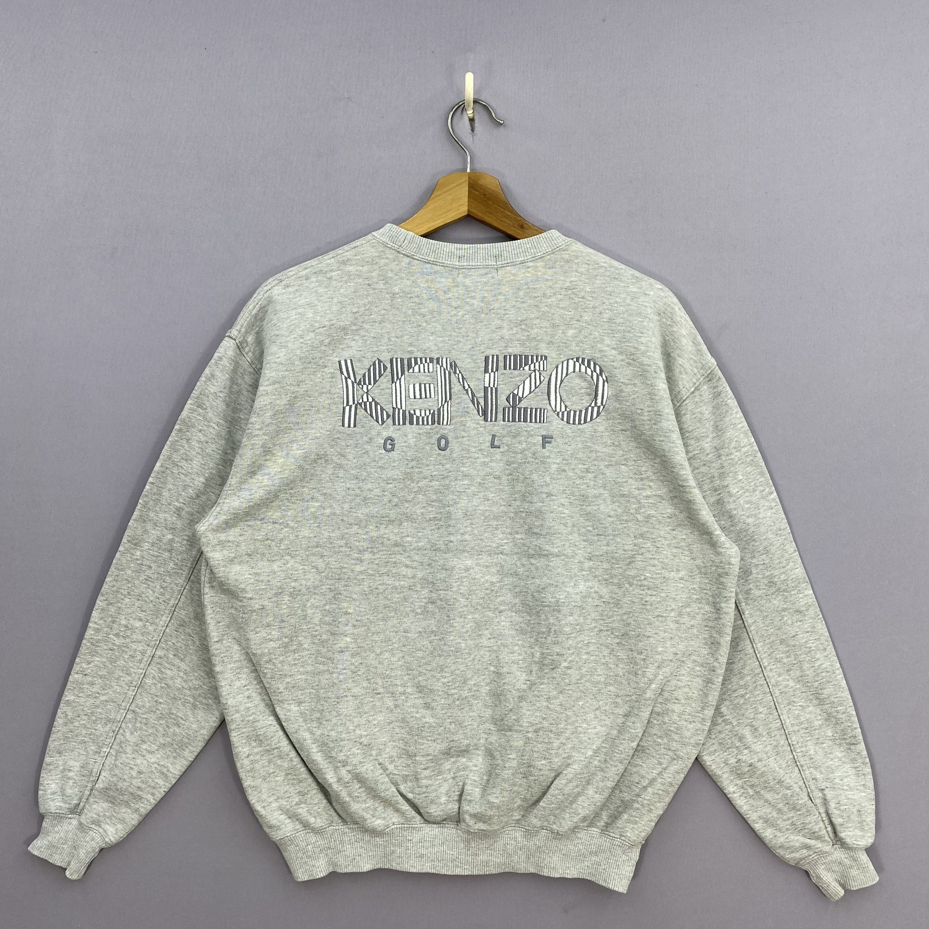 Kenzo Vintage Kenzo Golf Embroidered Sweatshirt Japanese Designer Size US M / EU 48-50 / 2 - 2 Thumbnail