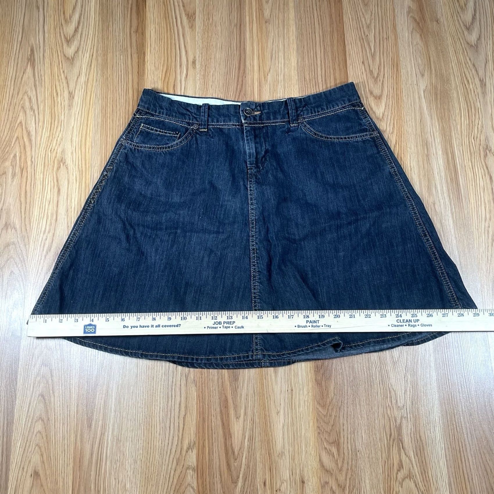 Mavi Mavi Denim Skirt Womens Size M Medium Blue Wash Jeans A Line Pencil 100% Cotton Size 32" / US 10 / IT 46 - 6 Thumbnail