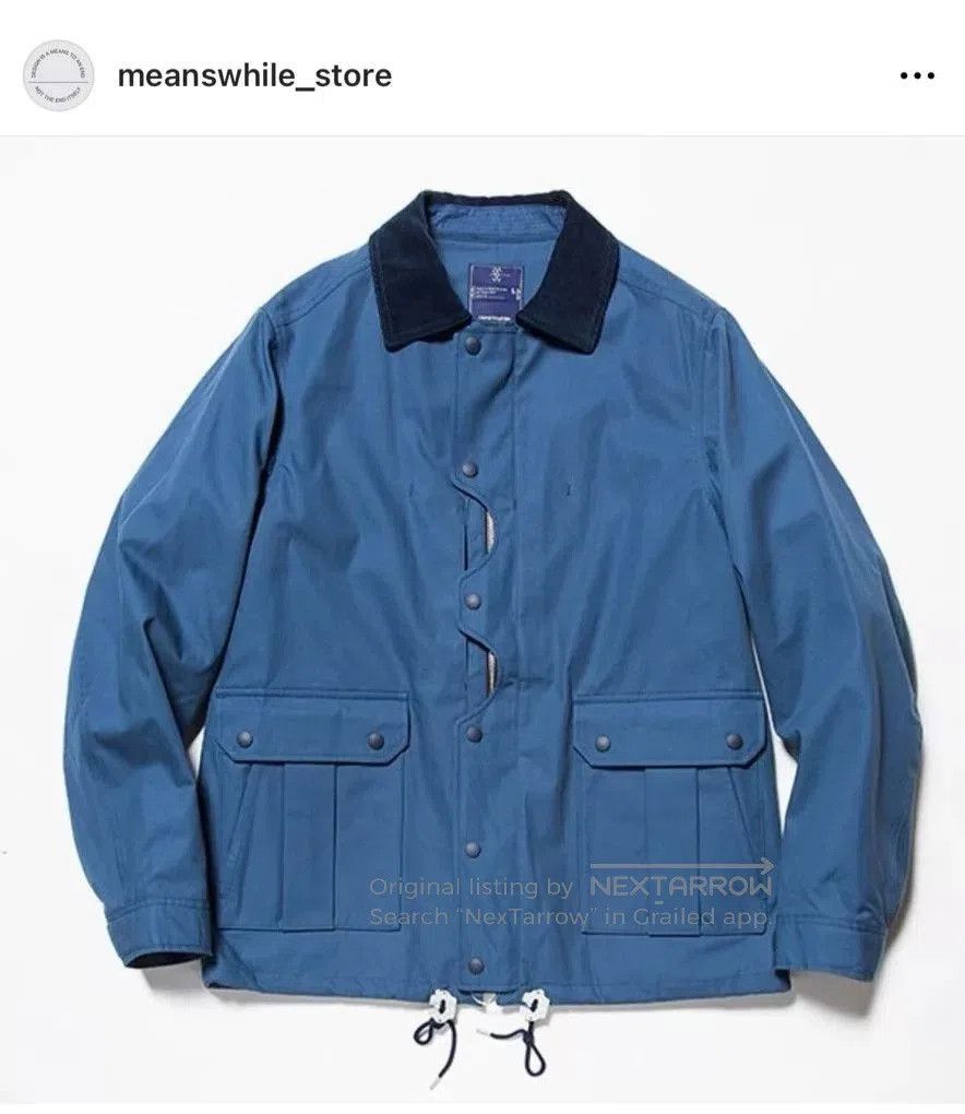 Japanese Brand Meanswhile Lapel Cadre Jacket. Size US M / EU 48-50 / 2 - 1 Thumbnail