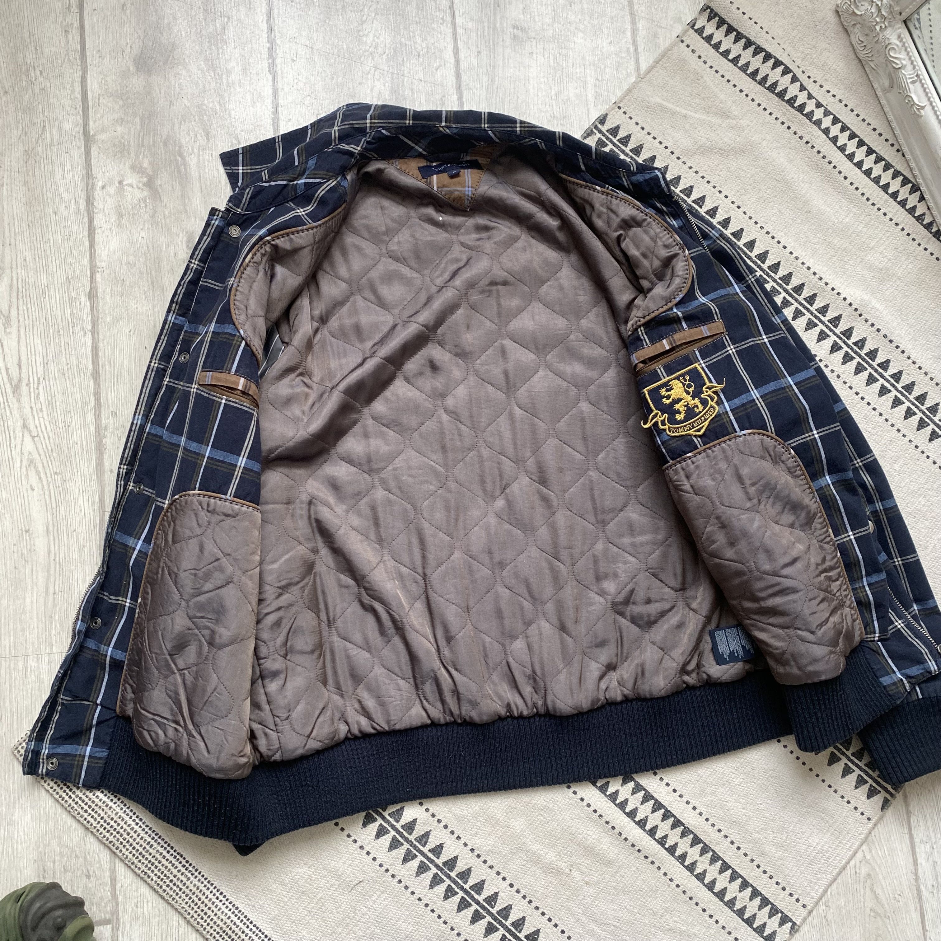 Tommy Hilfiger Vintage Flannel Tommy Hilfiger Bomber jacket Y2K Size US L / EU 52-54 / 3 - 2 Thumbnail