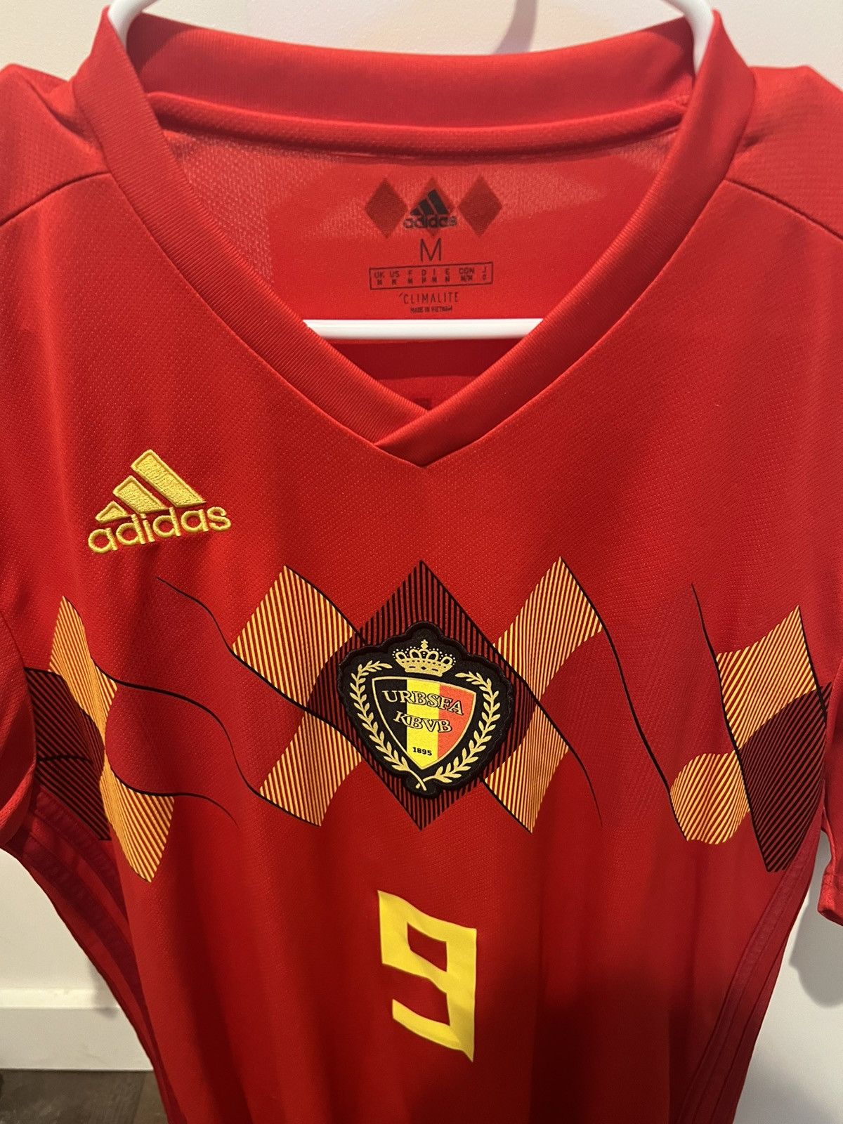 Adidas Lukaku Belgium Jersey World Cup Size US M / EU 48-50 / 2 - 2 Thumbnail