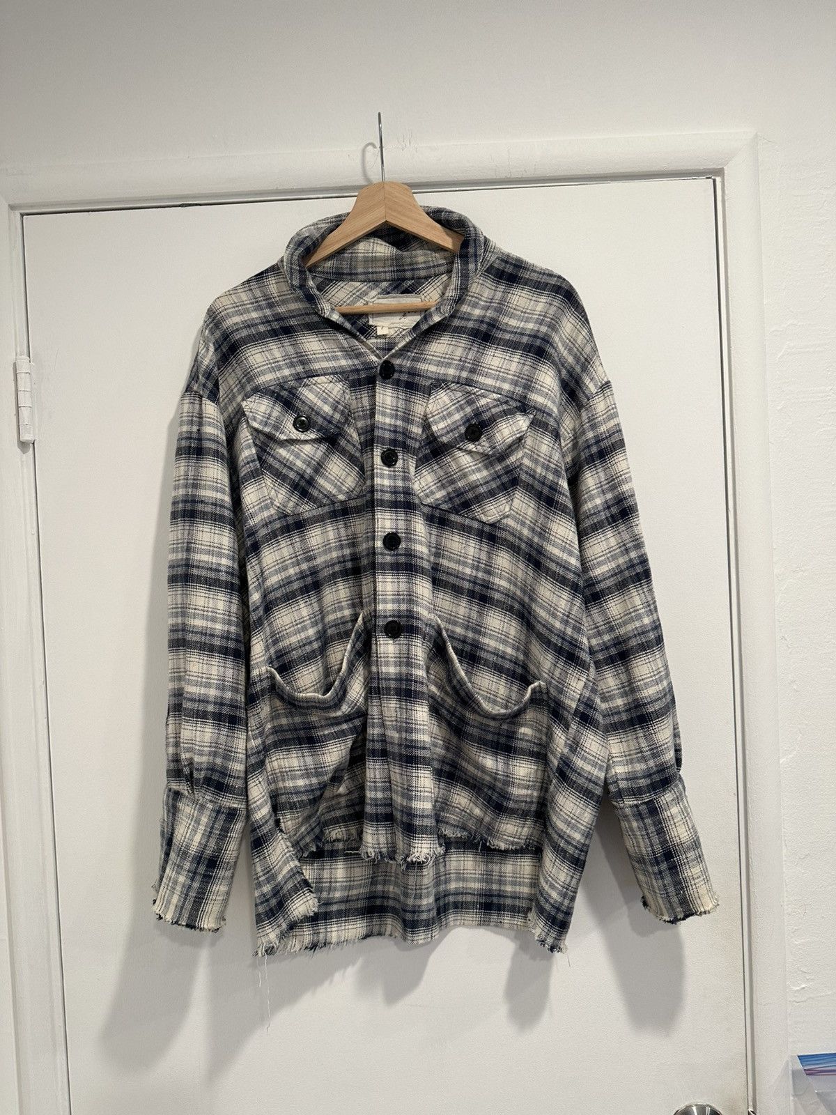 Greg Lauren Distressed Flannel