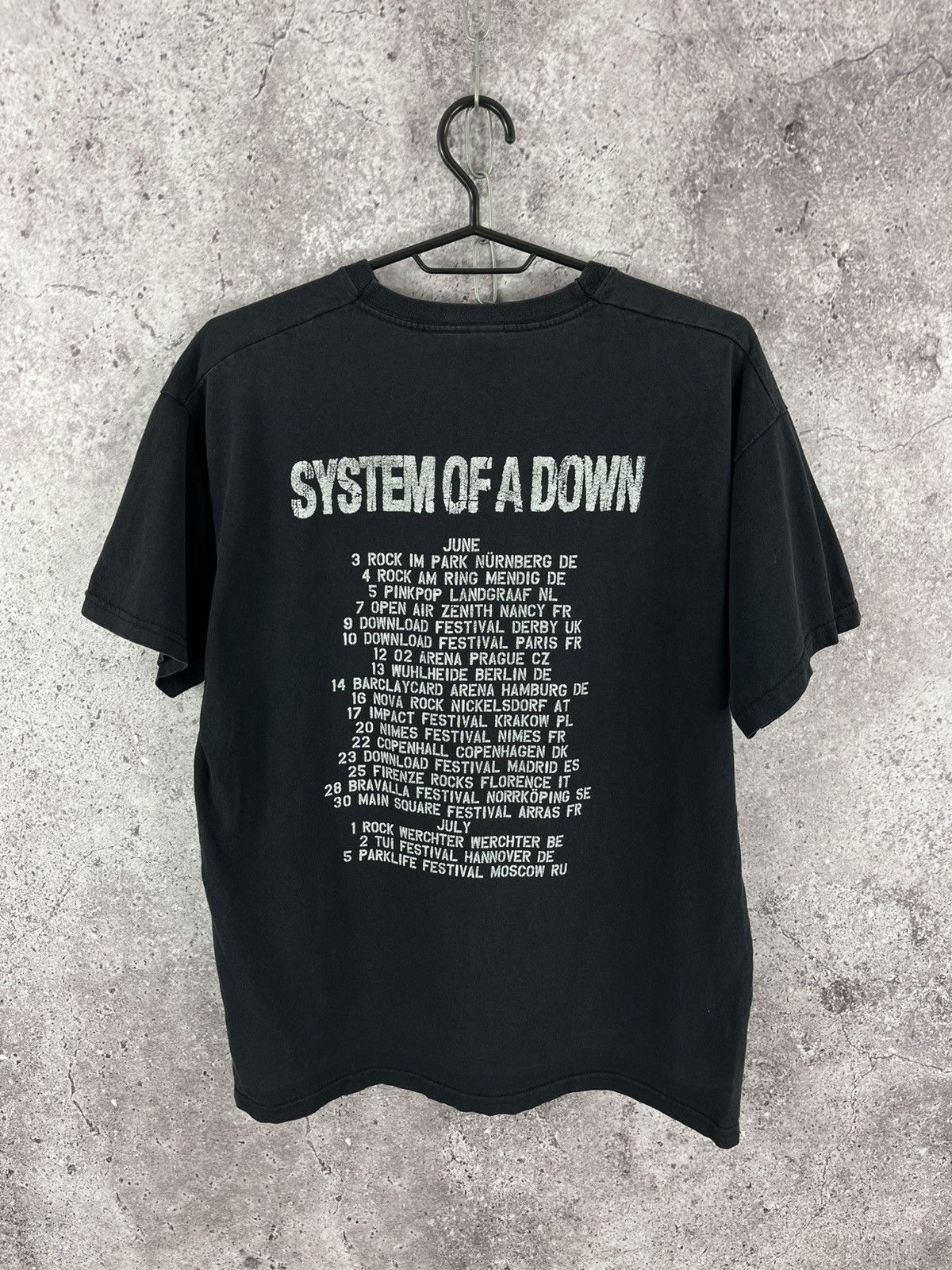 Band Tees 2015 System Of A Down North American Tour Eagle Big Logo Size US M / EU 48-50 / 2 - 7 Thumbnail