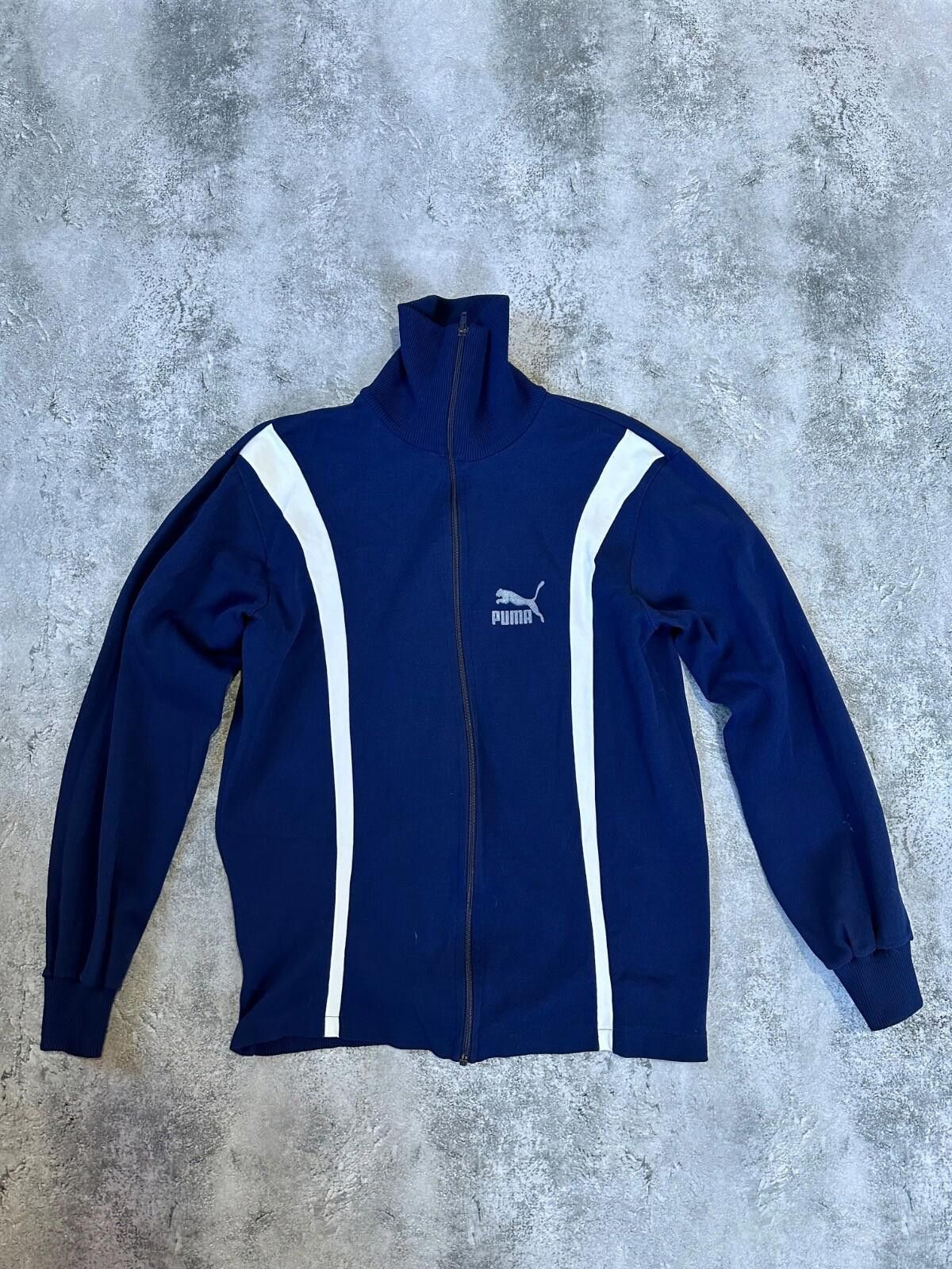 Puma Puma 1970s Helanca tracksuit top jacket West Germany vintage Size US M / EU 48-50 / 2 - 1 Thumbnail