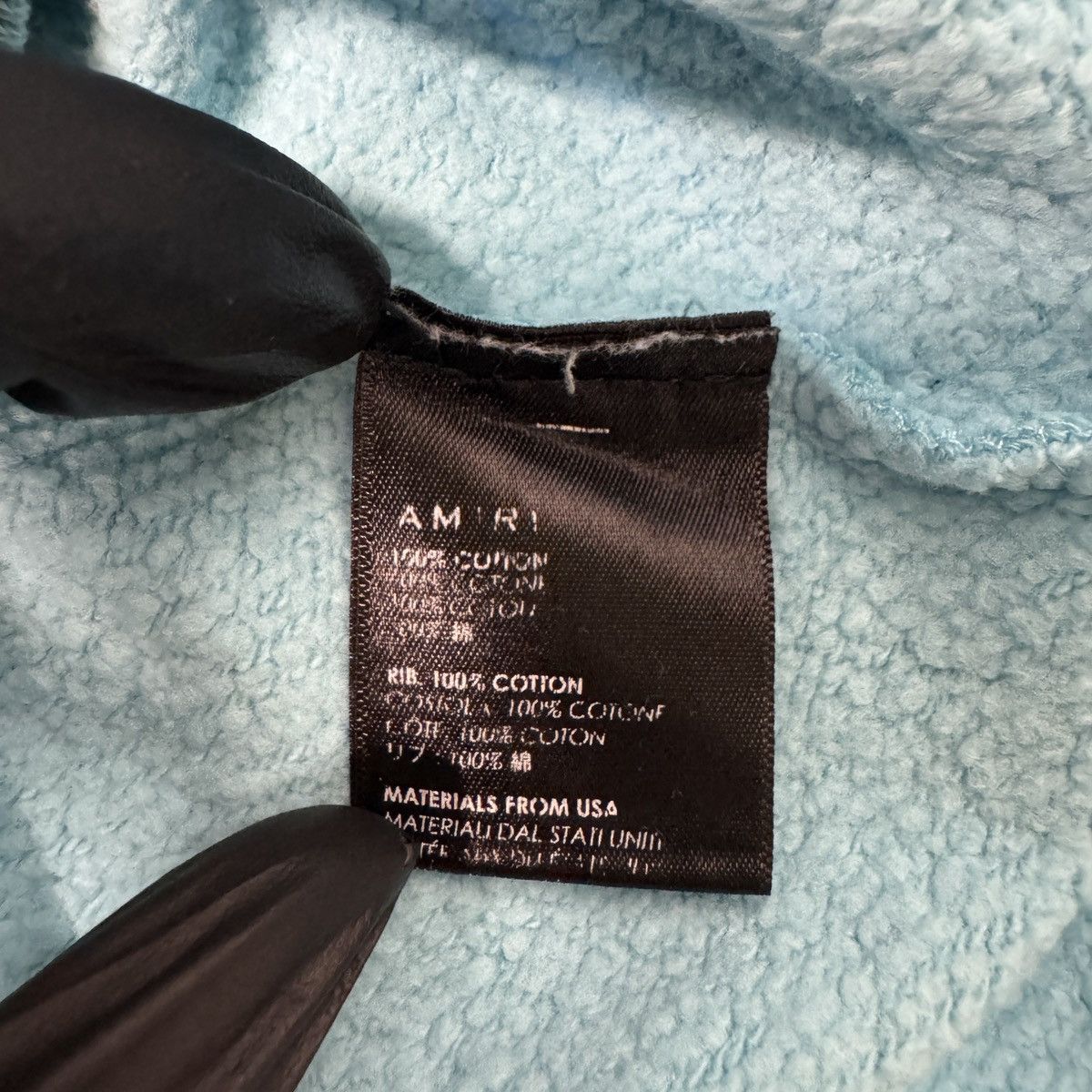 Amiri Amiri Lovers Embroidered Pullover Hoodie In Blue RRP £550 Size US M / EU 48-50 / 2 - 9 Thumbnail