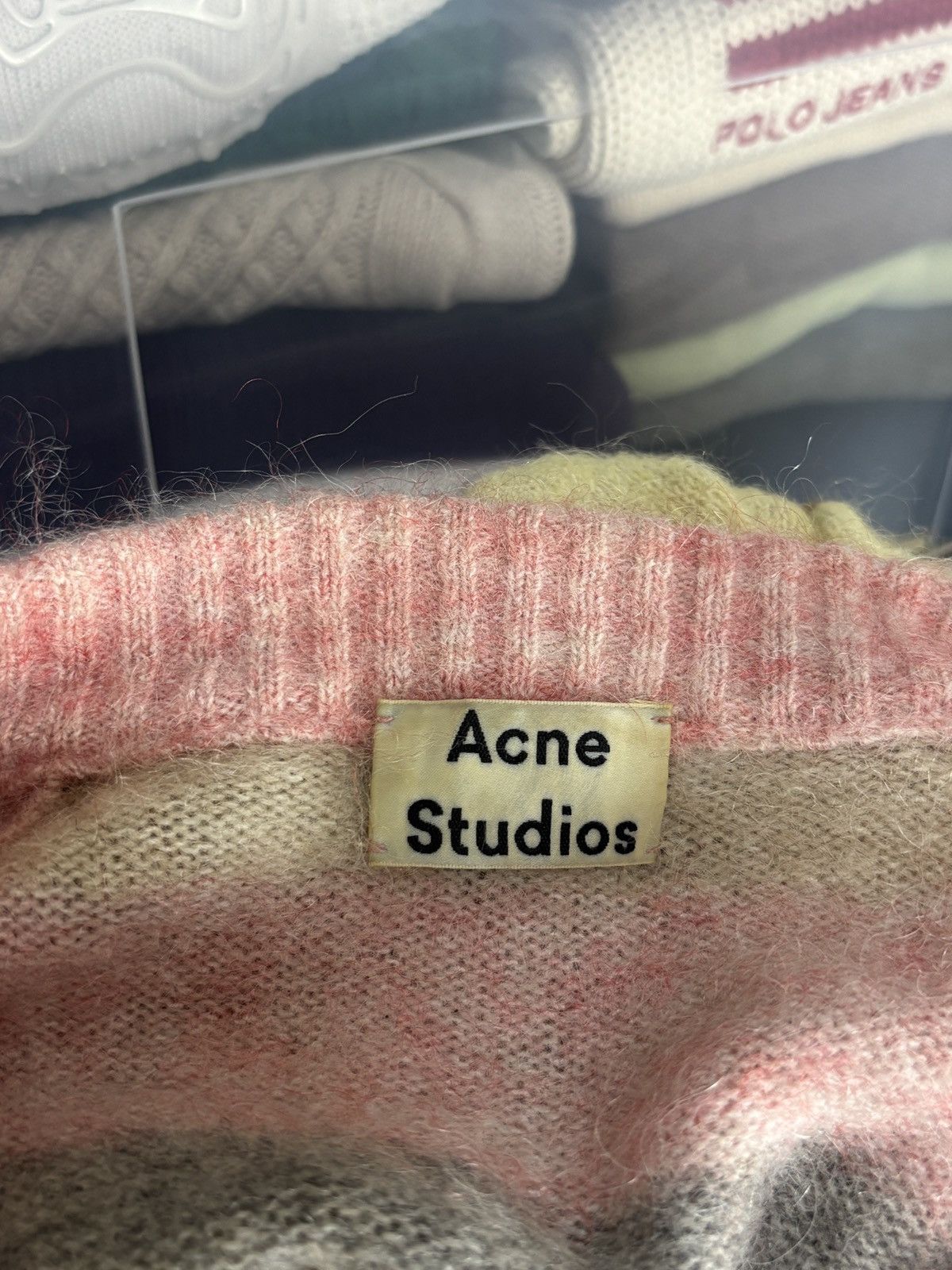 Acne Studios Acne Studios Mohair Striped Vintage Rainbow Sweater Size US XS / EU 42 / 0 - 7 Thumbnail