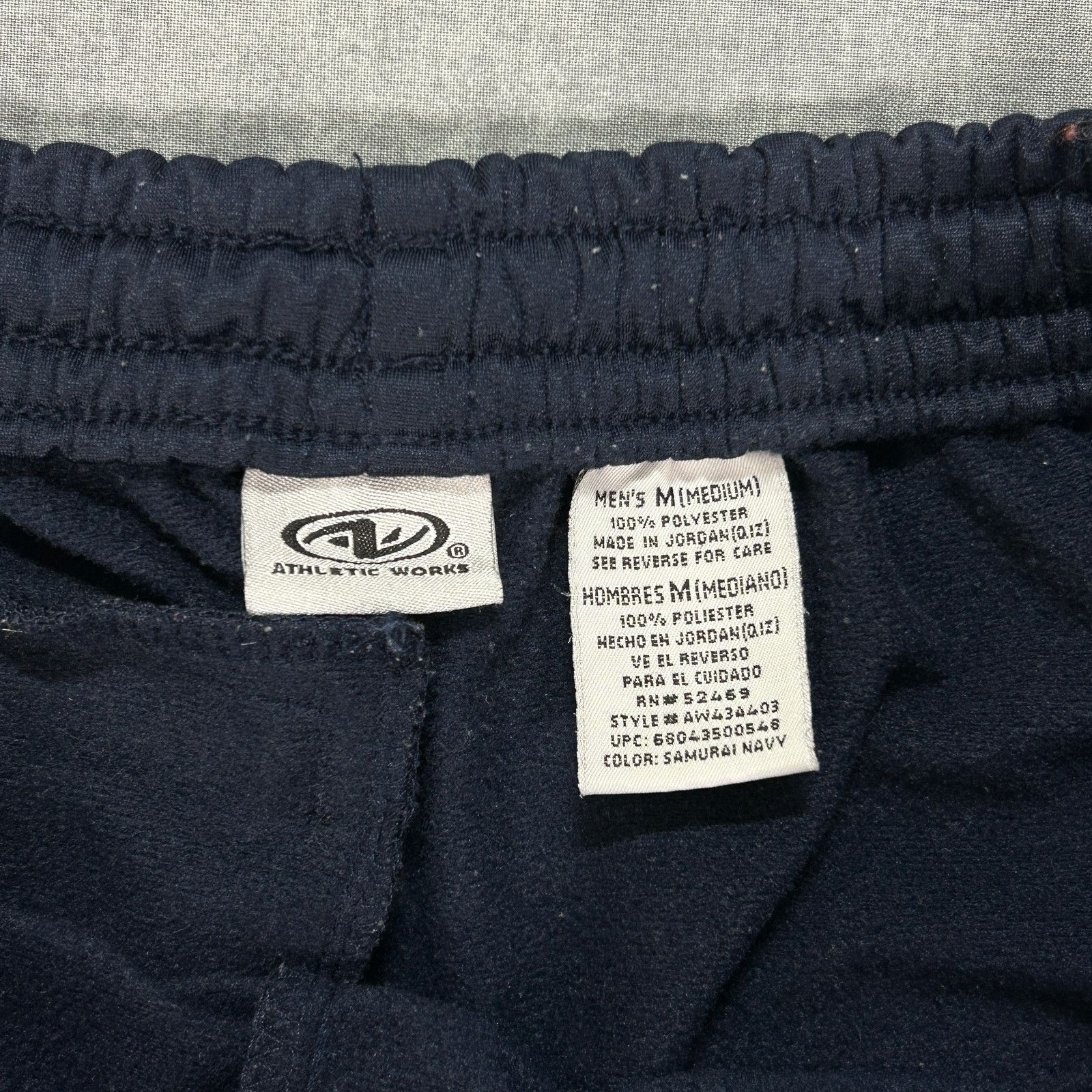 Athletic Works VTG Y2K Athletic Works fleece track pants streetwear mens M Size US 31 - 8 Thumbnail