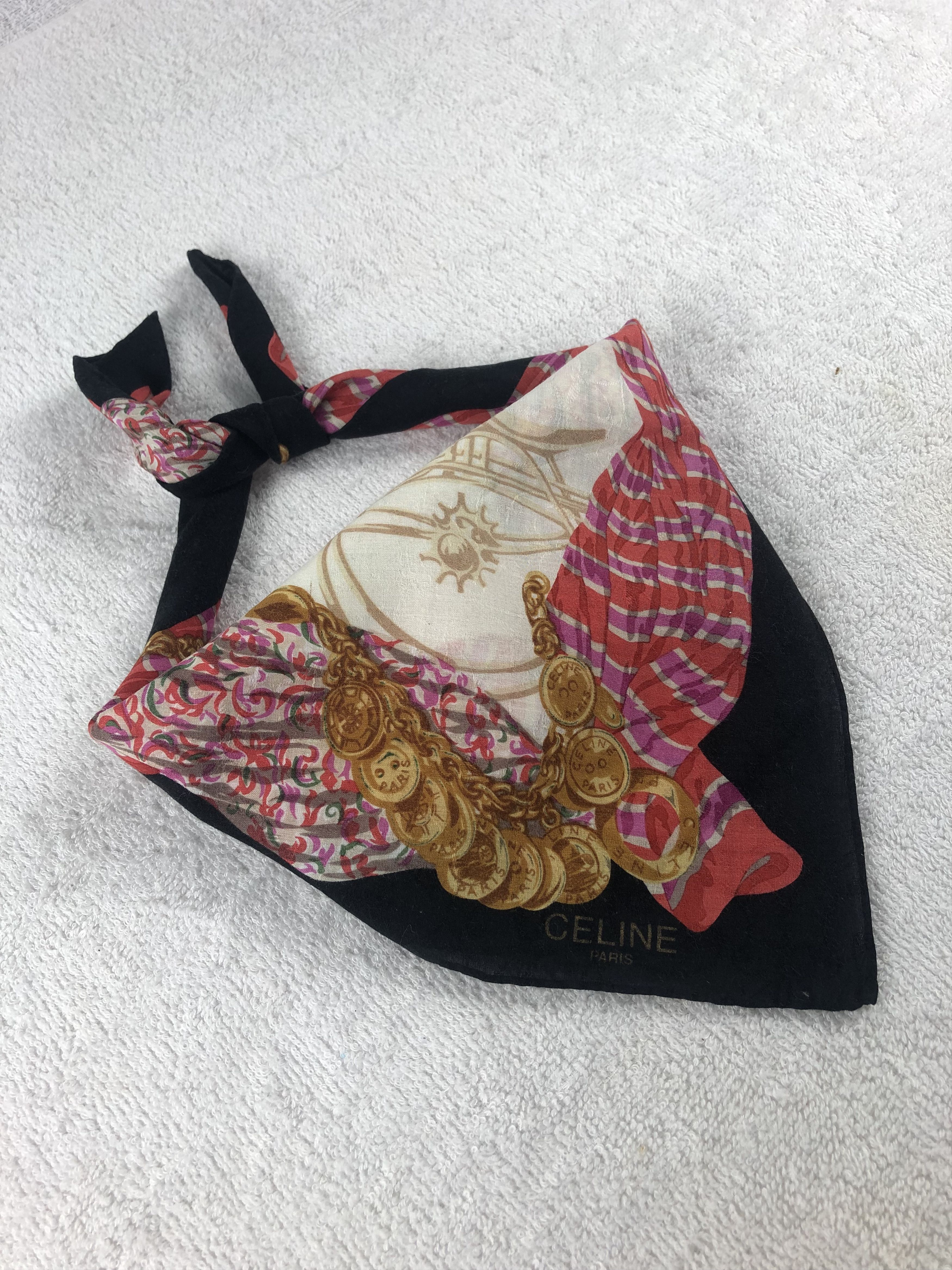 Celine Celine Handkerchief / Bandana / Neckerchief Size ONE SIZE - 2 Thumbnail